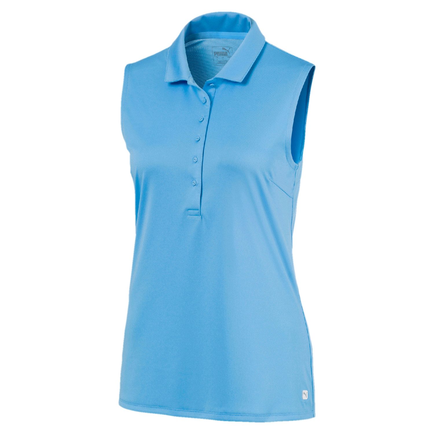 Poloshirt Puma Golf Polo Rotation Sleeveless Hellblau Damen