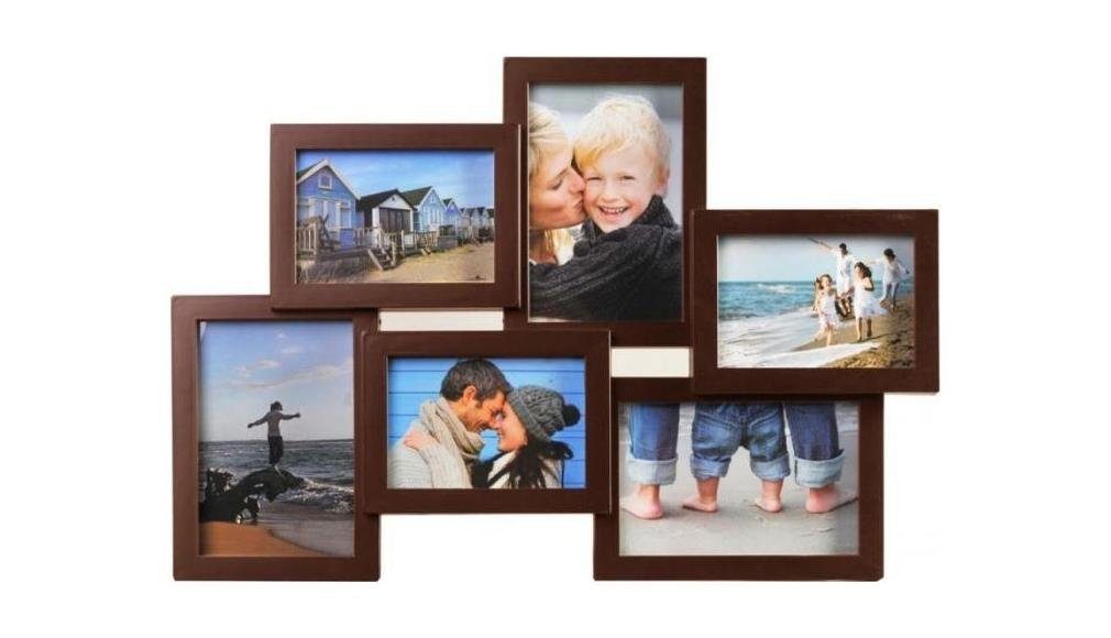 Henzo Bilderrahmen 81.211.04 Holiday Galerie 6 Frame dunkelbraun