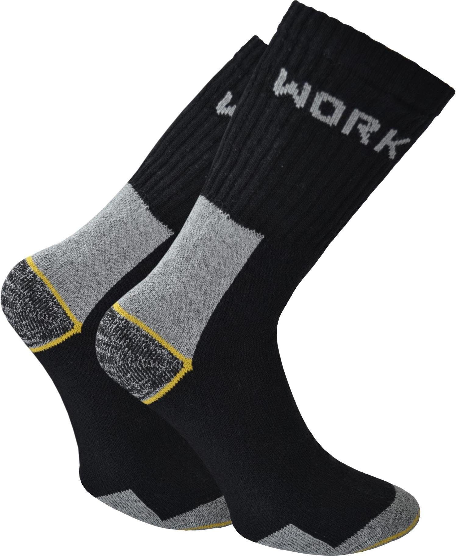 normani Basicsocken 6 Paar Arbeitssocken Standard Work Standard (6er-Set, 6 Paar) angenehm anliegender Schaft