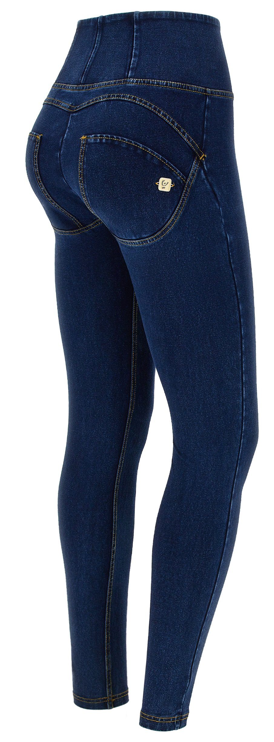 Freddy High-waist-Jeans WR.UP® Damen Push-Up Jeans High Waist Super Skinny - Indigoblau