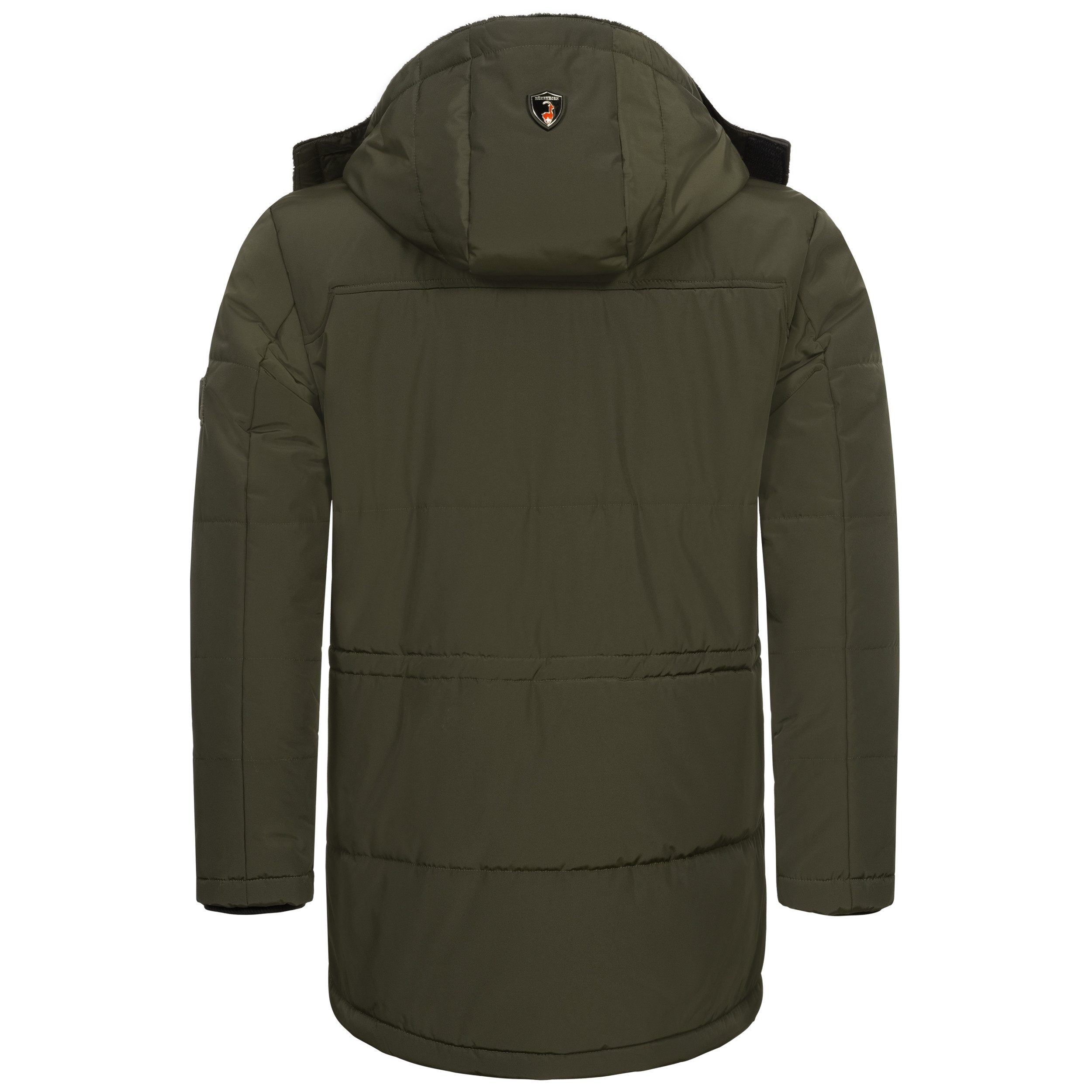Höhenhorn Winterjacke Mangard Herren Winter Jacke für Männer Gefüttert Winterjacke Parker abnehmbare Gefütterte Kapuze, weicher Teddyfleece Kragen – Bild 3 von 5