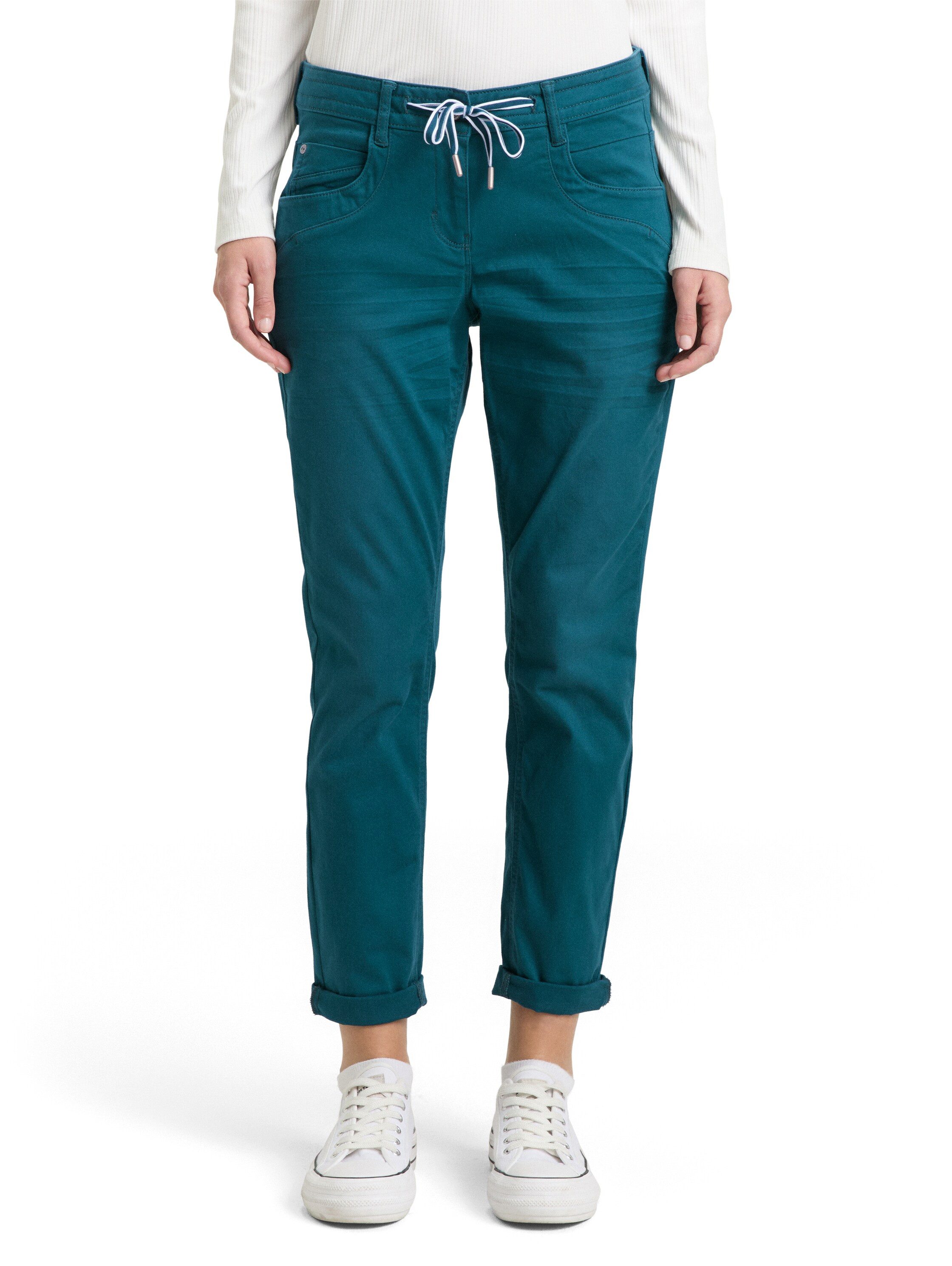 TOM TAILOR 7/8-Hose Tapered mit Bindeband am Bündchen günstig online kaufen