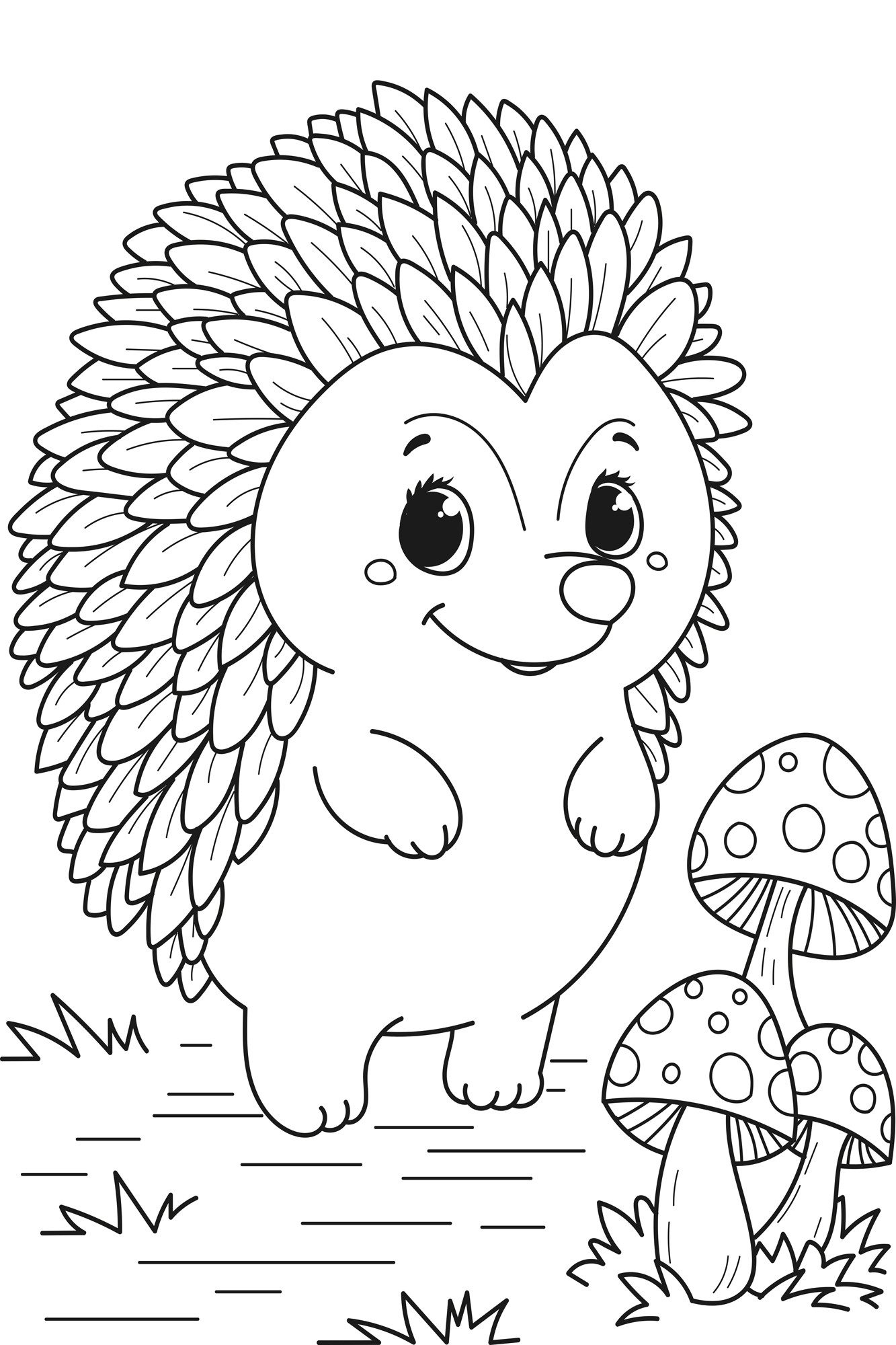 queence Bild Großer Igel, Figuren, Mädchen, Märchenbilder, klassische Fantasie (1 St), DIY Wandbild aus Dibond