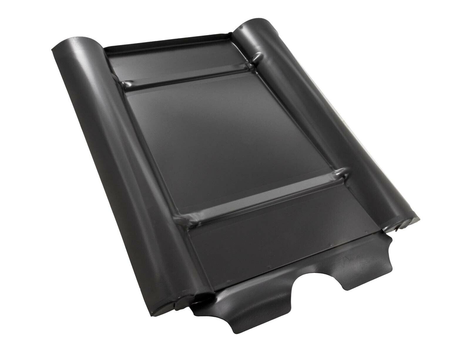 Marzari Technik GmbH Schließblech Marzari Photovoltaik Metalldachplatte Typ Beton schwarzgrau