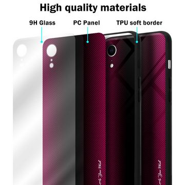 Cadorabo Handyhülle Apple iPhone XR Apple iPhone XR, Robustes Hard Case - Handy Schutzhülle - Hülle - Back Cover Bumper