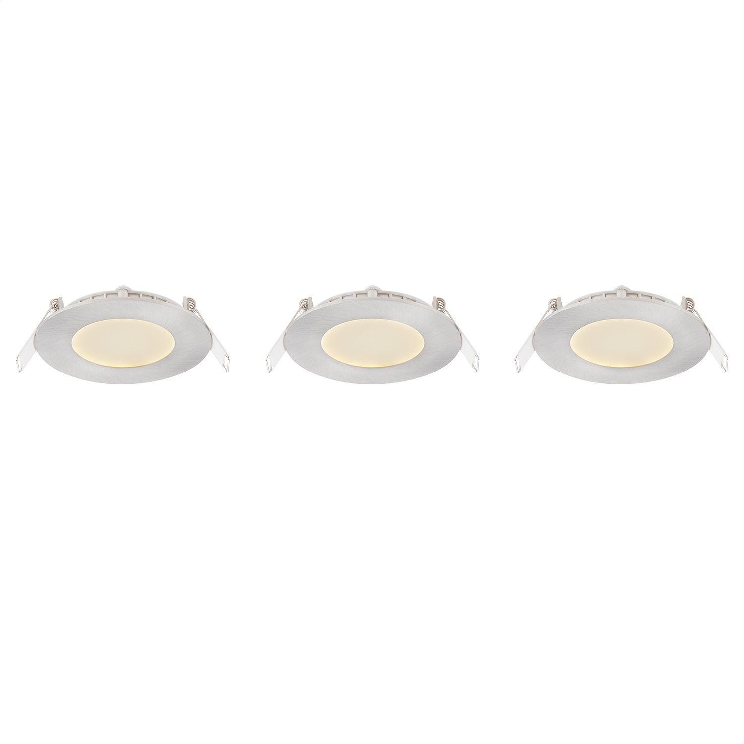 GLOBO LIGHTING Deckenleuchte LED Einbaustrahler Unterputz Leuchten Strahler flach Rund 3er Set
