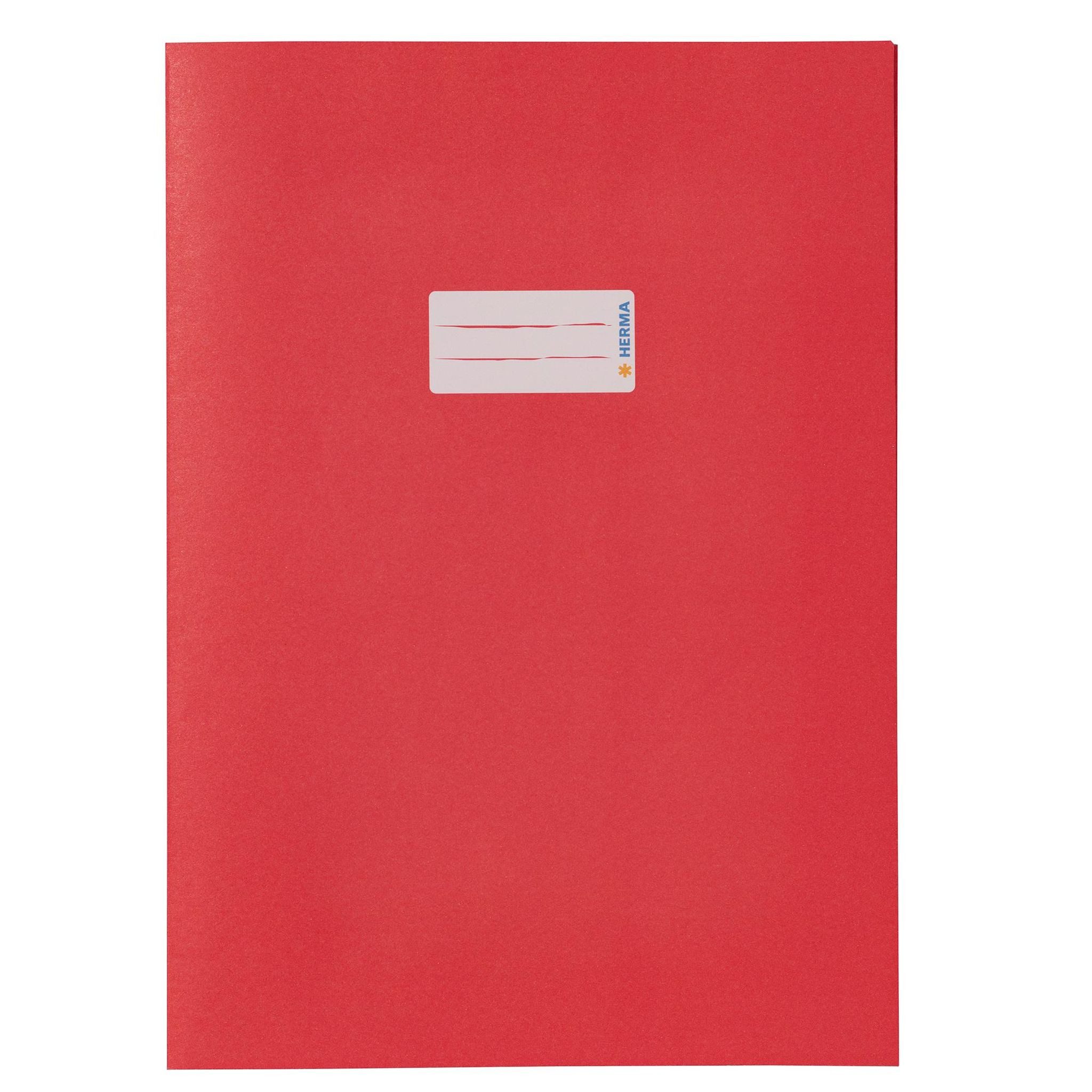 HERMA Schulheft Herma Heftschoner Papier A4 rot