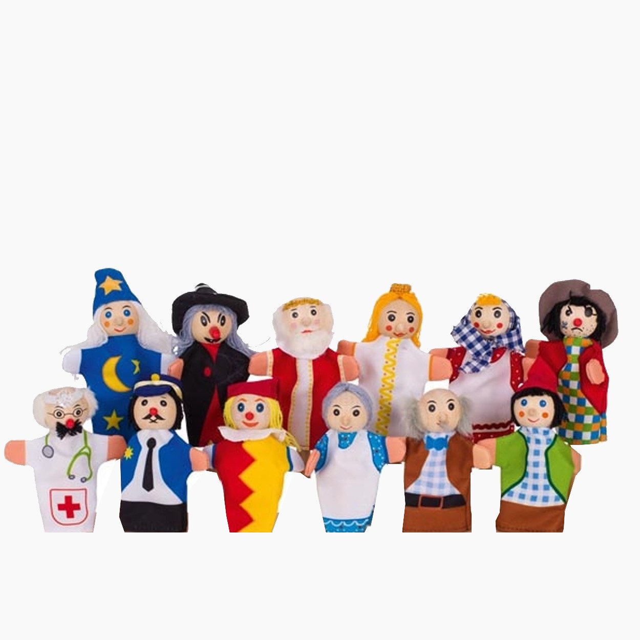 goki Fingerpuppe Fingerpuppenset 1 (Spar-Set, 12-tlg),12 Charaktere wie Zau günstig online kaufen