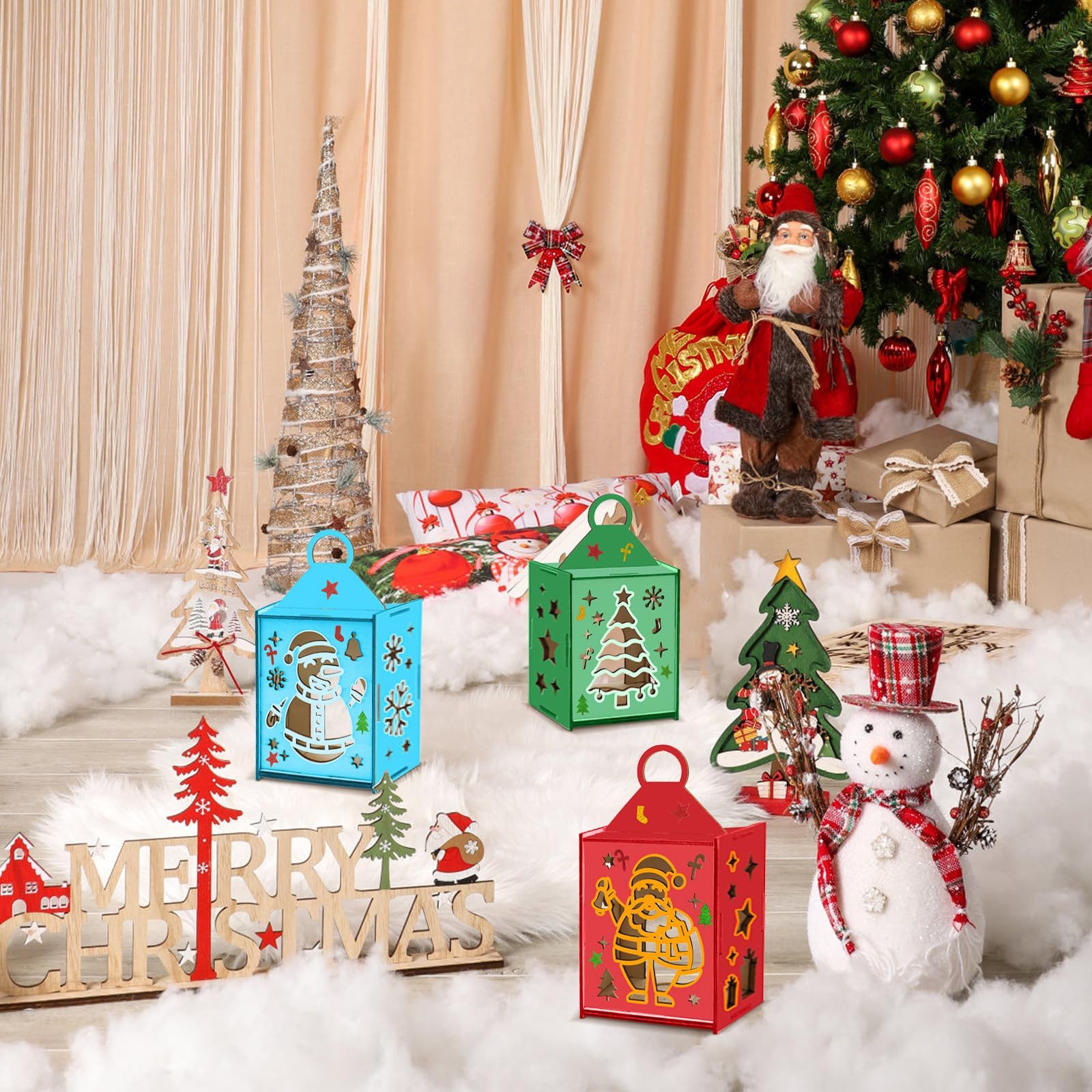 CLTYQ Weihnachtshaus Weihnachtshaus Basteln Kinder Weihnachten Bastelset Ho günstig online kaufen