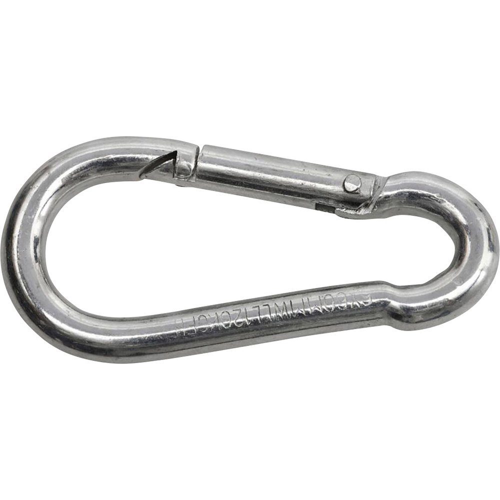 Karabiner SWG 680 154 851 80 Feuerwehrkarabinerhaken Stahl galvanisch verzinkt