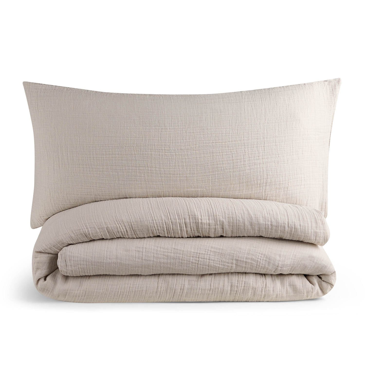 Blumtal Постельное белье Musselin 100% Baumwolle im Set, Kopfkissenbezug & Deckenbezug, 2 teilig