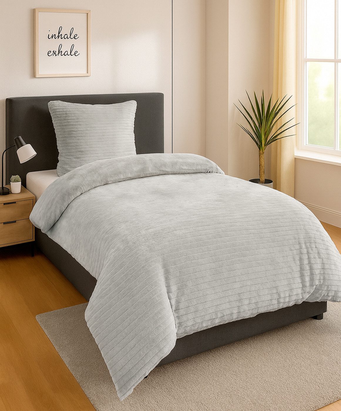 heimtexland Bettwäsche Heimtexland Cashmere Touch Wende Bettwäsche in Cord- günstig online kaufen