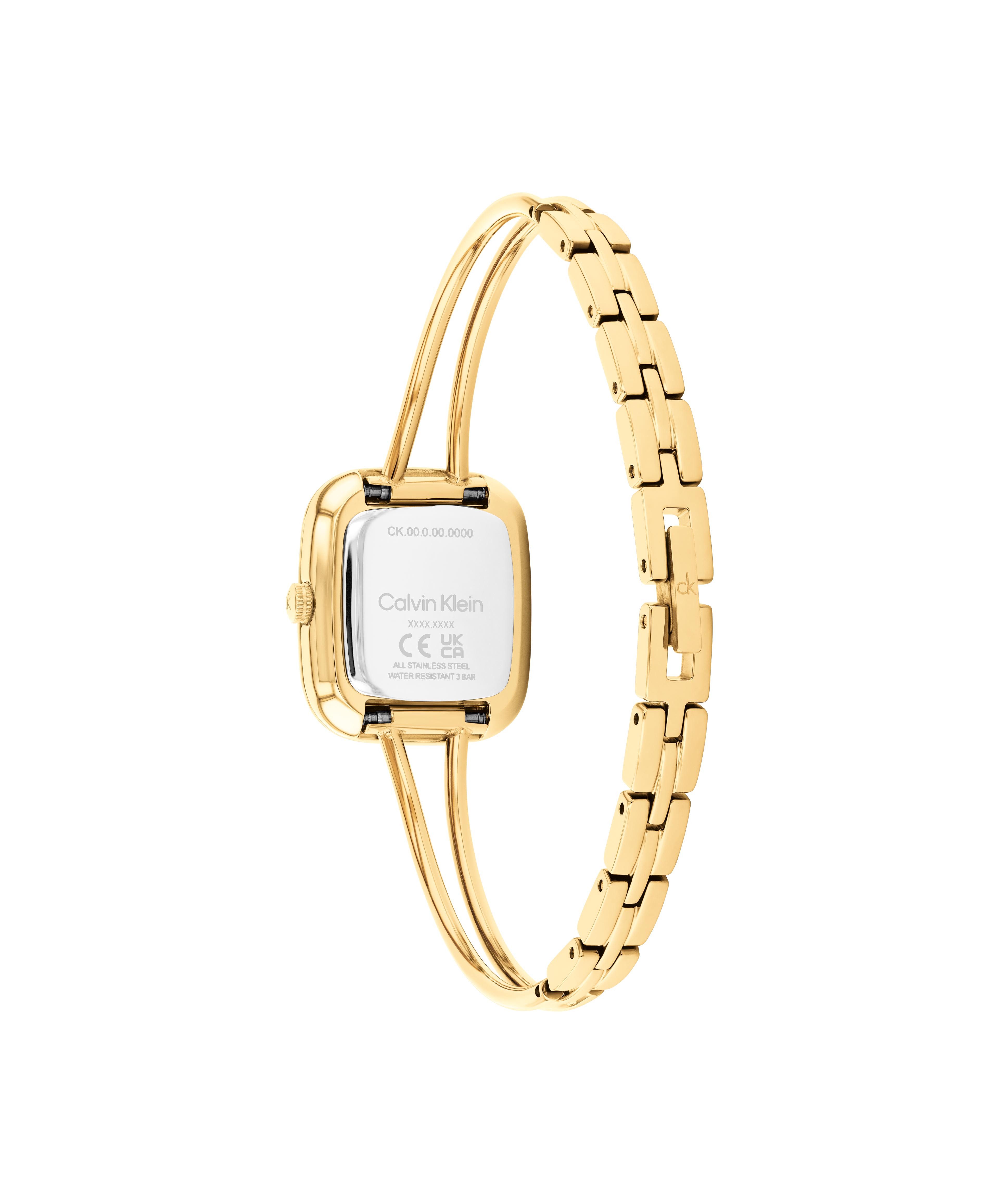 Calvin Klein Quarzuhr CK ADORE BANGLE 25100132, Armbanduhr, Damenuhr, Edelstahlarmband, analog