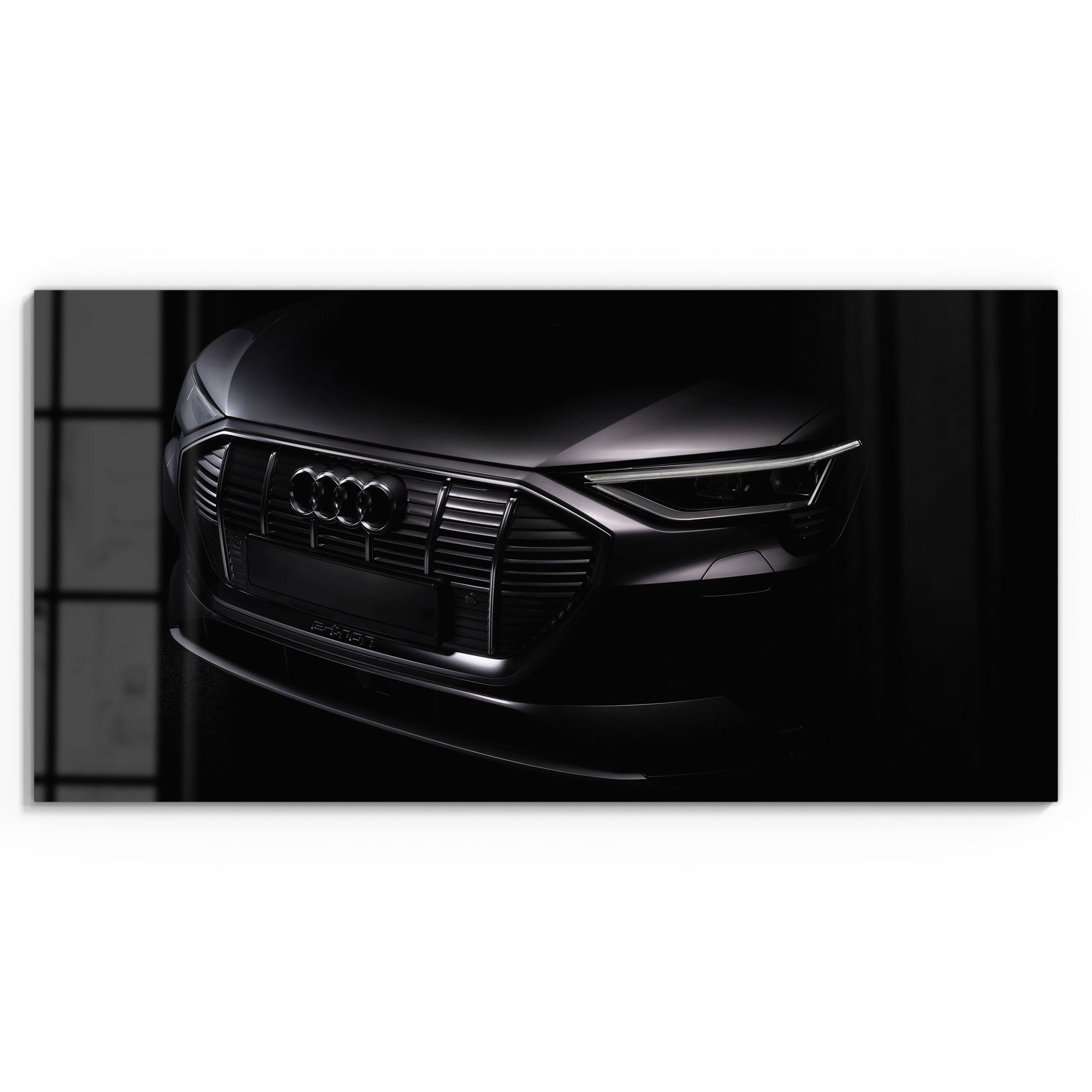 DEQORI Glasbild 'Audi Frontalaufnahme', 'Audi Frontalaufnahme', günstig online kaufen