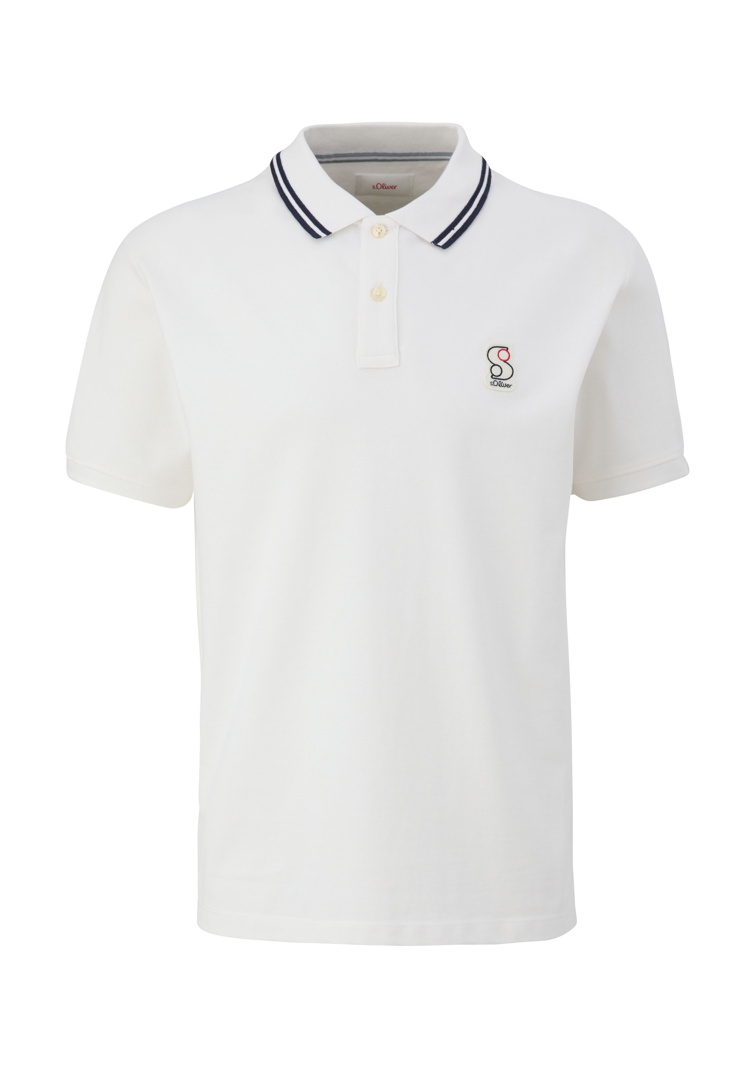 s.Oliver Poloshirt weiß