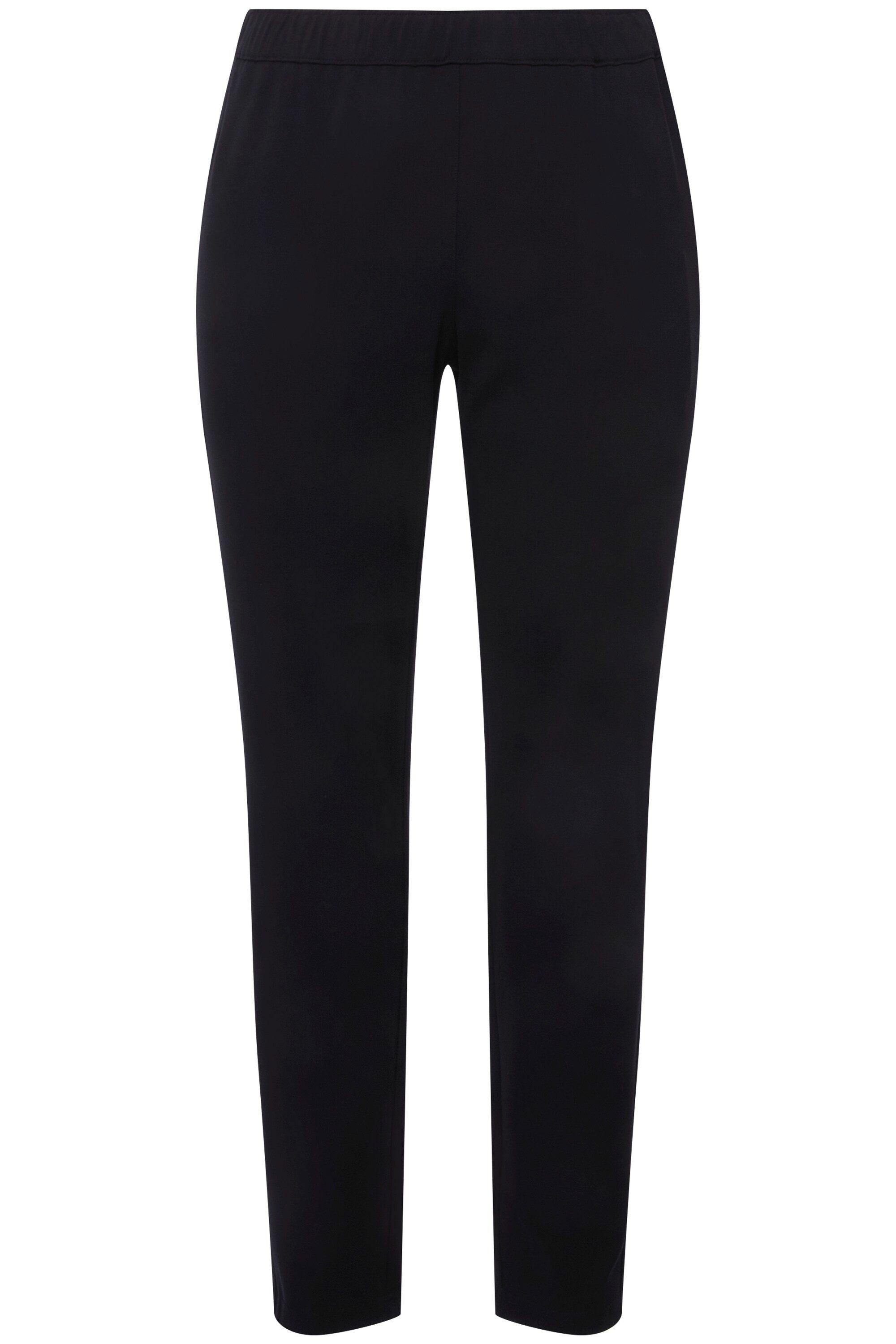 Ulla Popken Funktionshose Punto-Hose Sienna schmales Bein Elastikbund