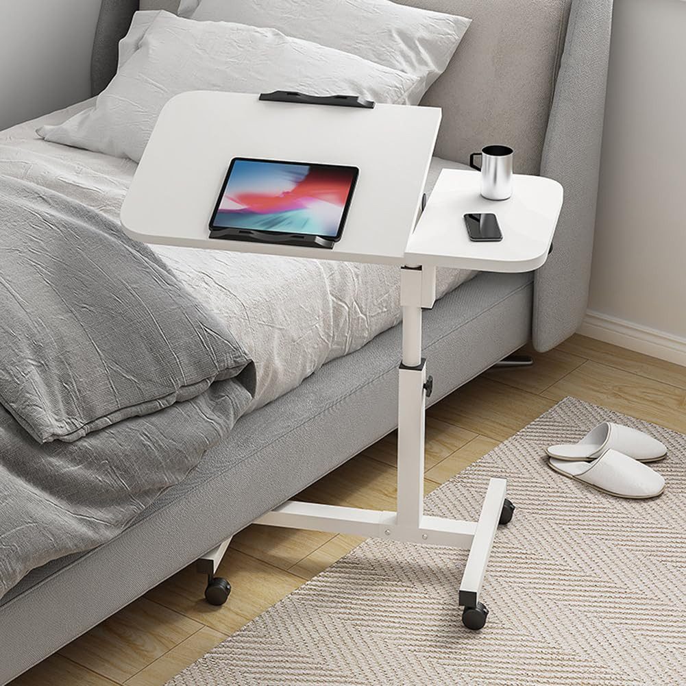 GarveeMore Schreibtisch Auf Rollen 60×40Cm Laptoptisch günstig online kaufen