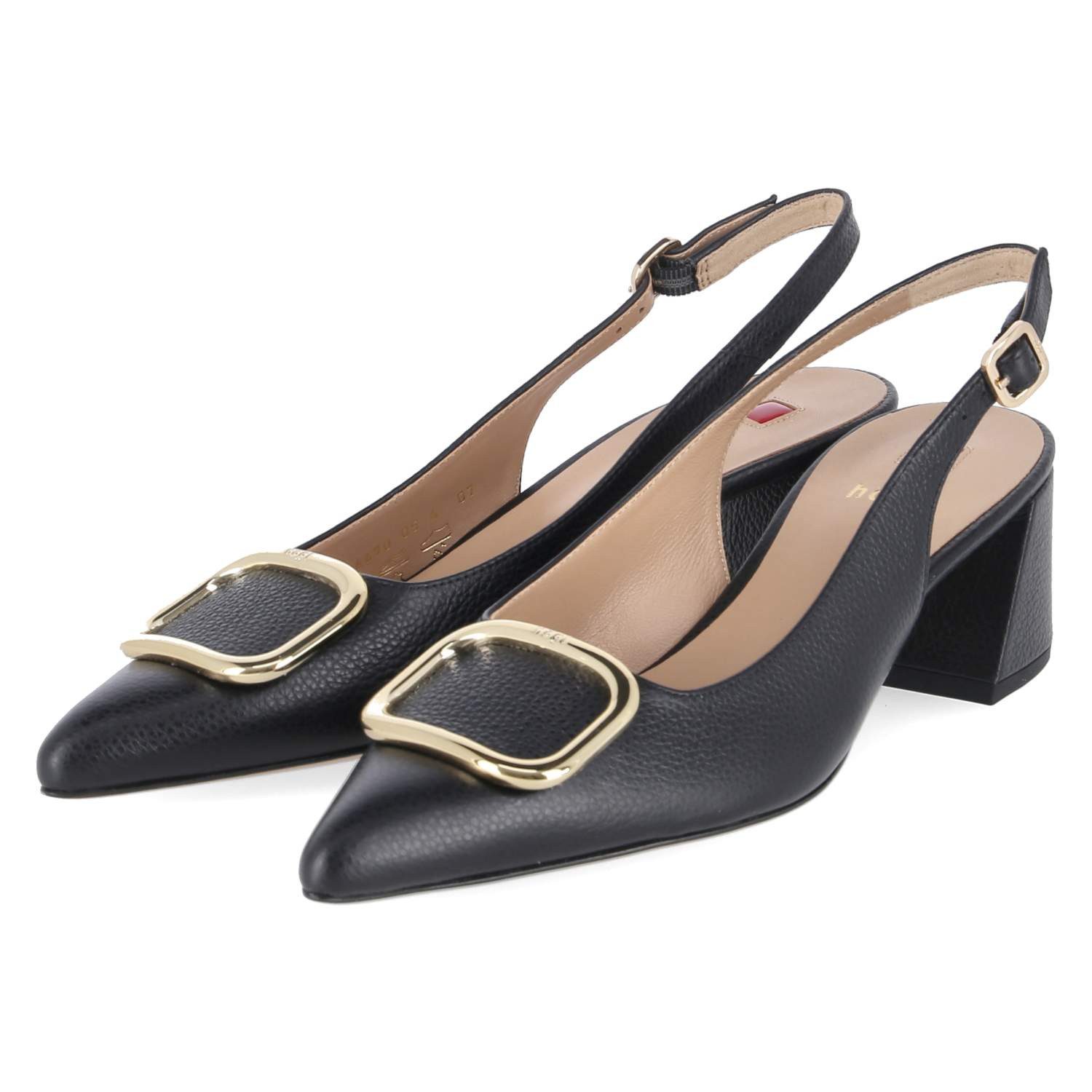 Högl Högl 11046230100 Damen Glattleder black Slingpumps