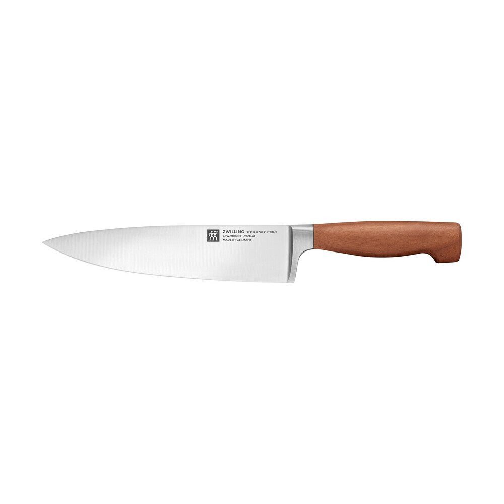 Zwilling Geschirr-Set Vier Sterne Kochmesser 20 cm natur