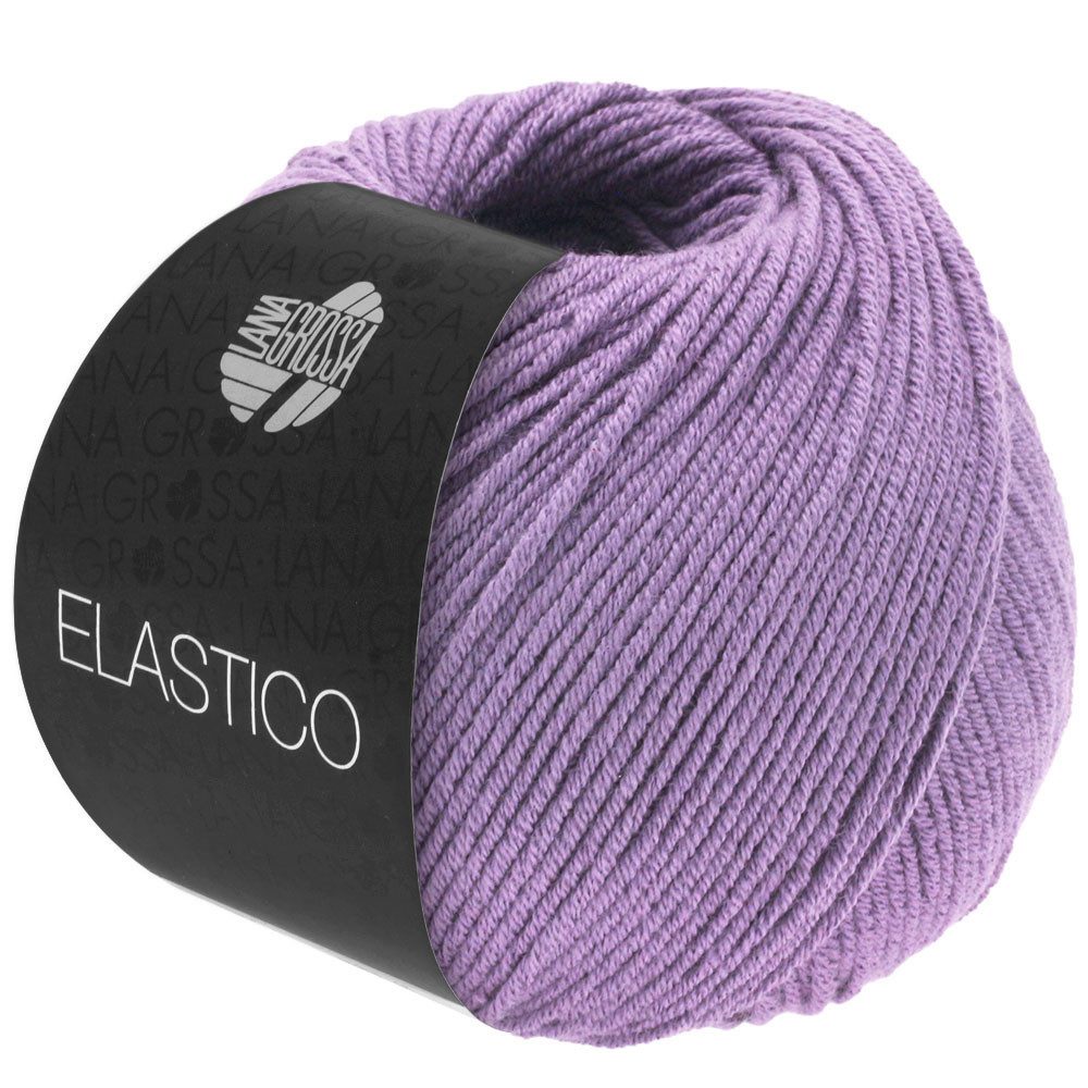 LANA GROSSA ELASTICO Häkelwolle, 160 m (extraweiches Baumwollgarn mit leichtem Stretch-Anteil), 50 g