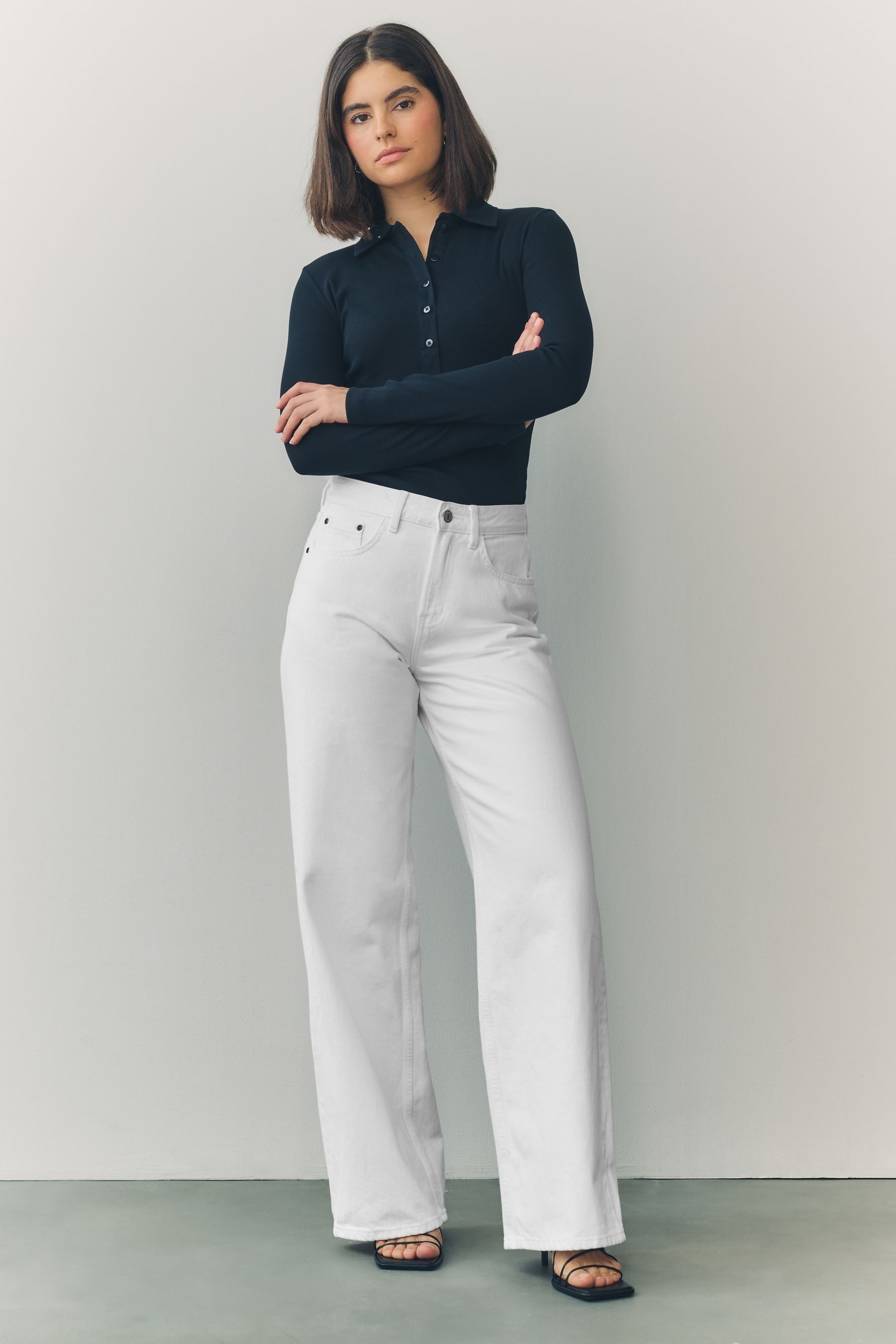 Next Weite Jeans Weit geschnittene Jeans (1-tlg)