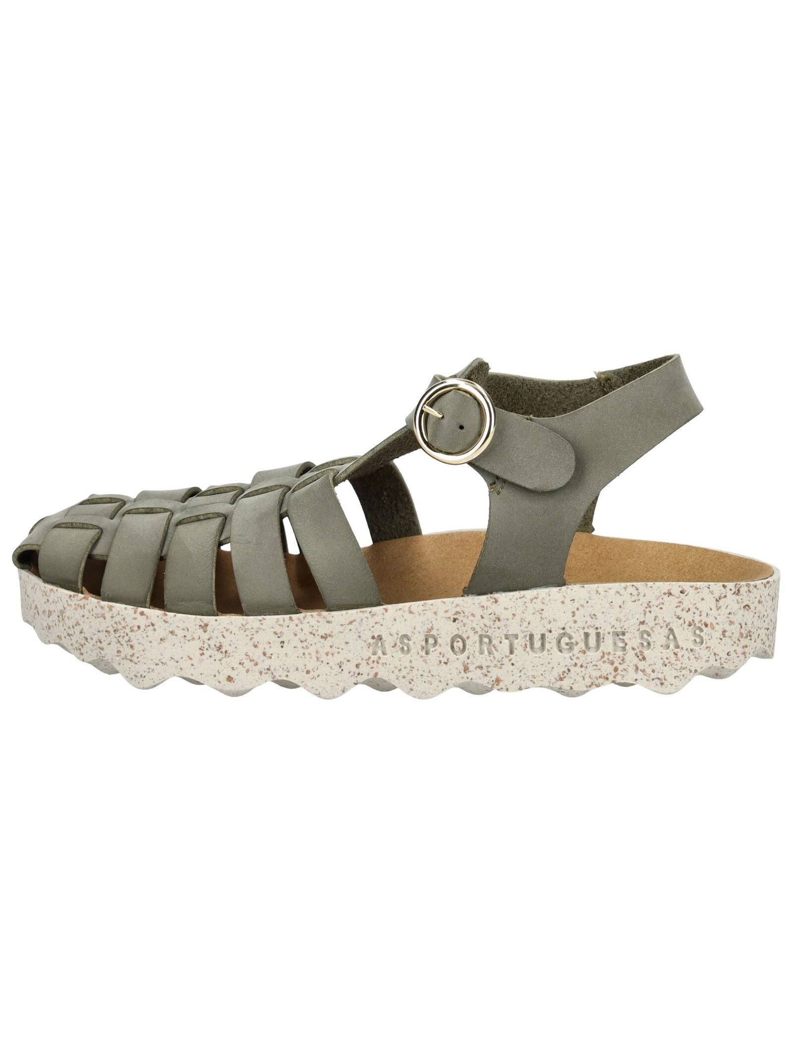 Asportuguesas Sandalen Lederimitat Riemchensandalette günstig online kaufen