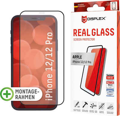 Displex DISPLEX Real Glass Panzerglas für Apple iPhone 12/12 Pro (6,1) für Apple iPhone 12 / 12 Pro, Displayschutzglas, 1 Stück