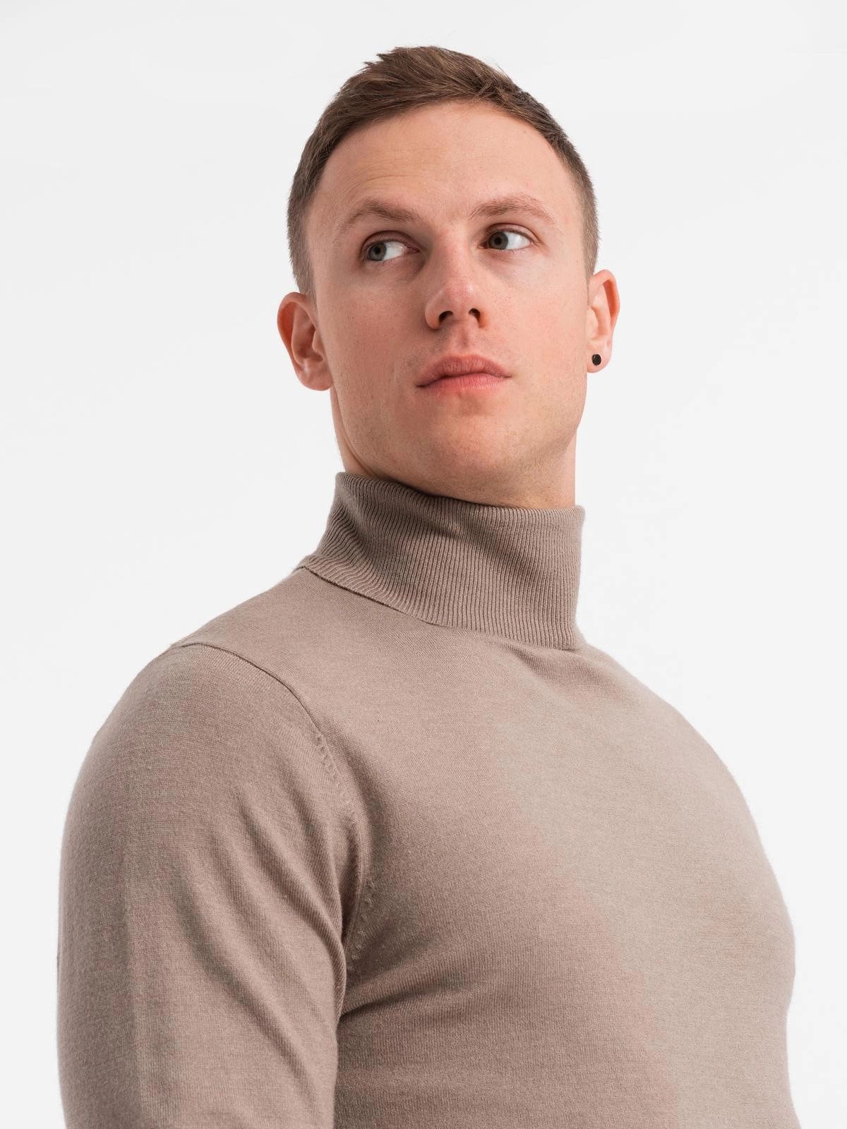 OMBRE Rollkragenpullover Herrenstrick-Rollkragenpullover mit Viskose günstig online kaufen
