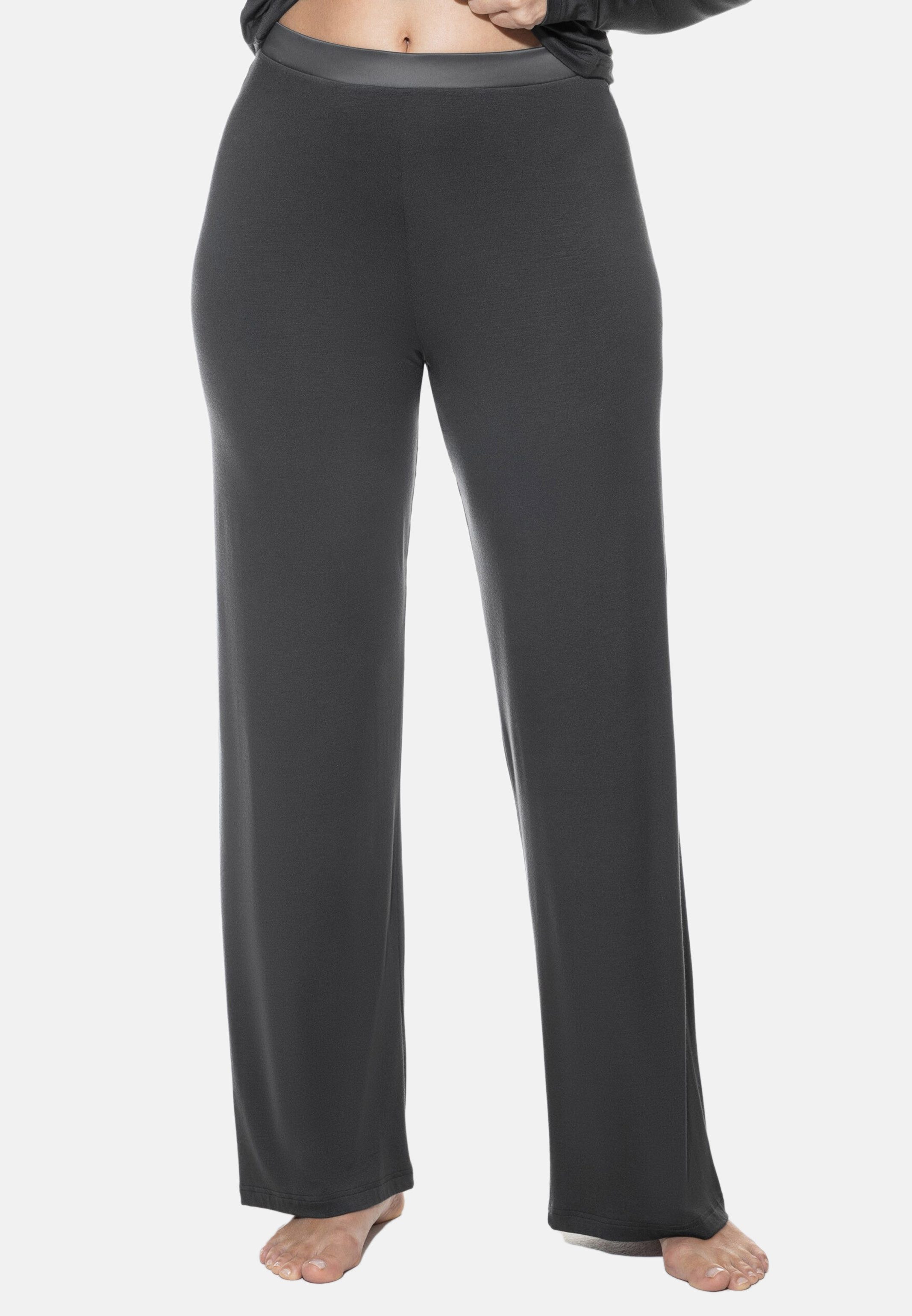 Mey Schlafhose Pure Chic (1-tlg) Schlafanzug Hose - Leicht - Mit weichem Satinbund, Gerader Schnitt