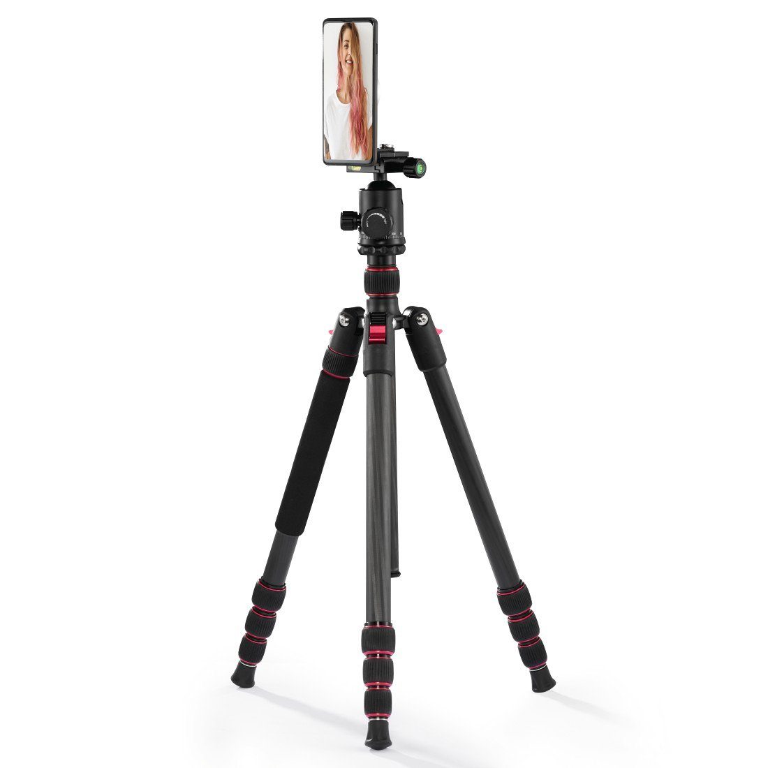 Hama Smartphone-Halterung Stativ Handyhalterung "Puck", magnetisch, universal, drehbar, (bis 7 Zoll)