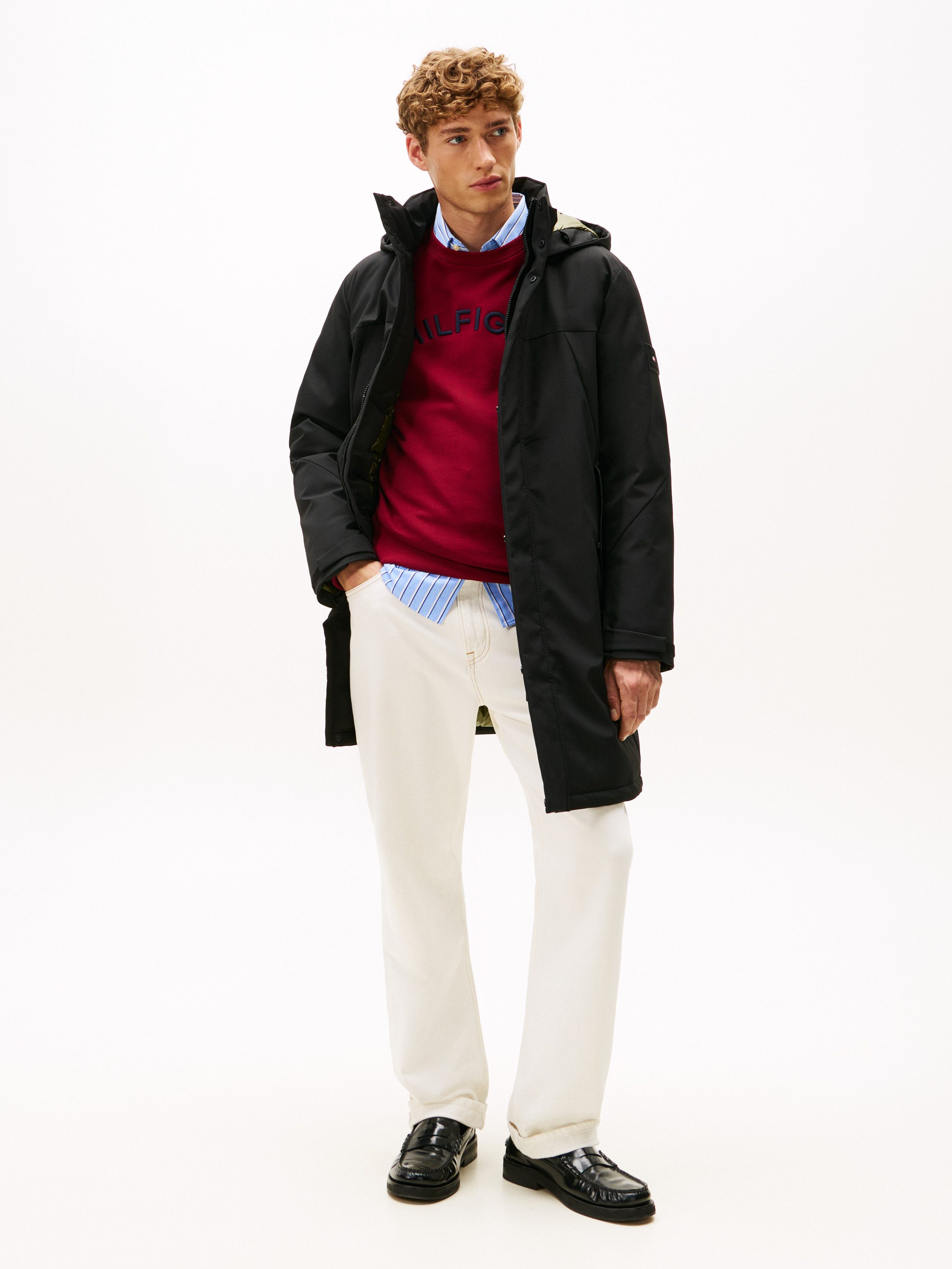 Tommy Hilfiger Kurzmantel TECH HOODED PADDED PARKA Regular fit