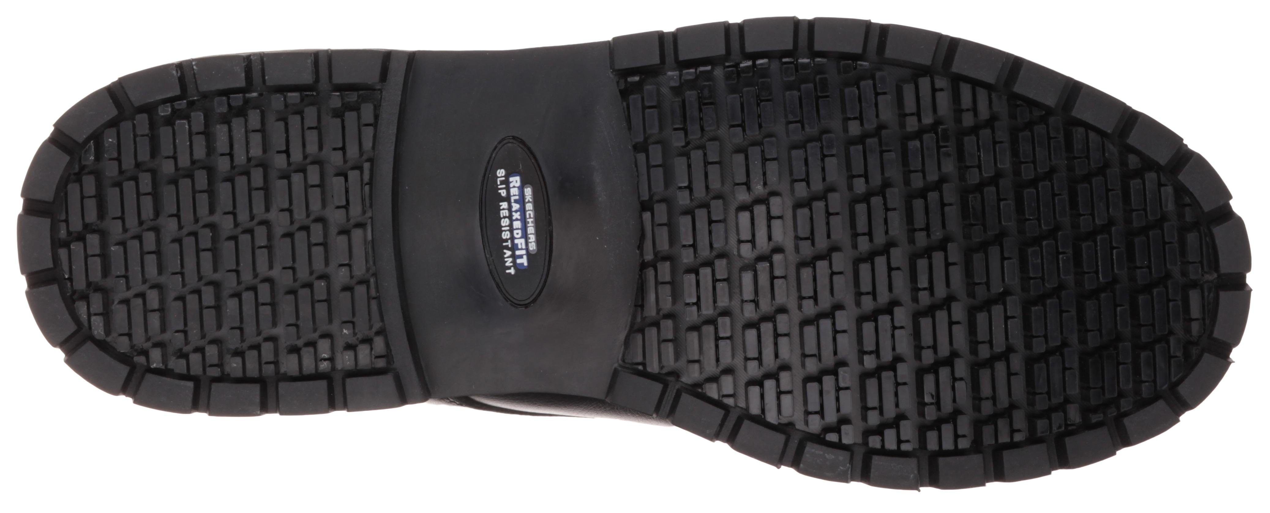 Skechers Cottonwood- Elks SR Schnürschuh Berufsschuh Schnürschuh für Gastronomie mit bequemer Memory Foam Funktion