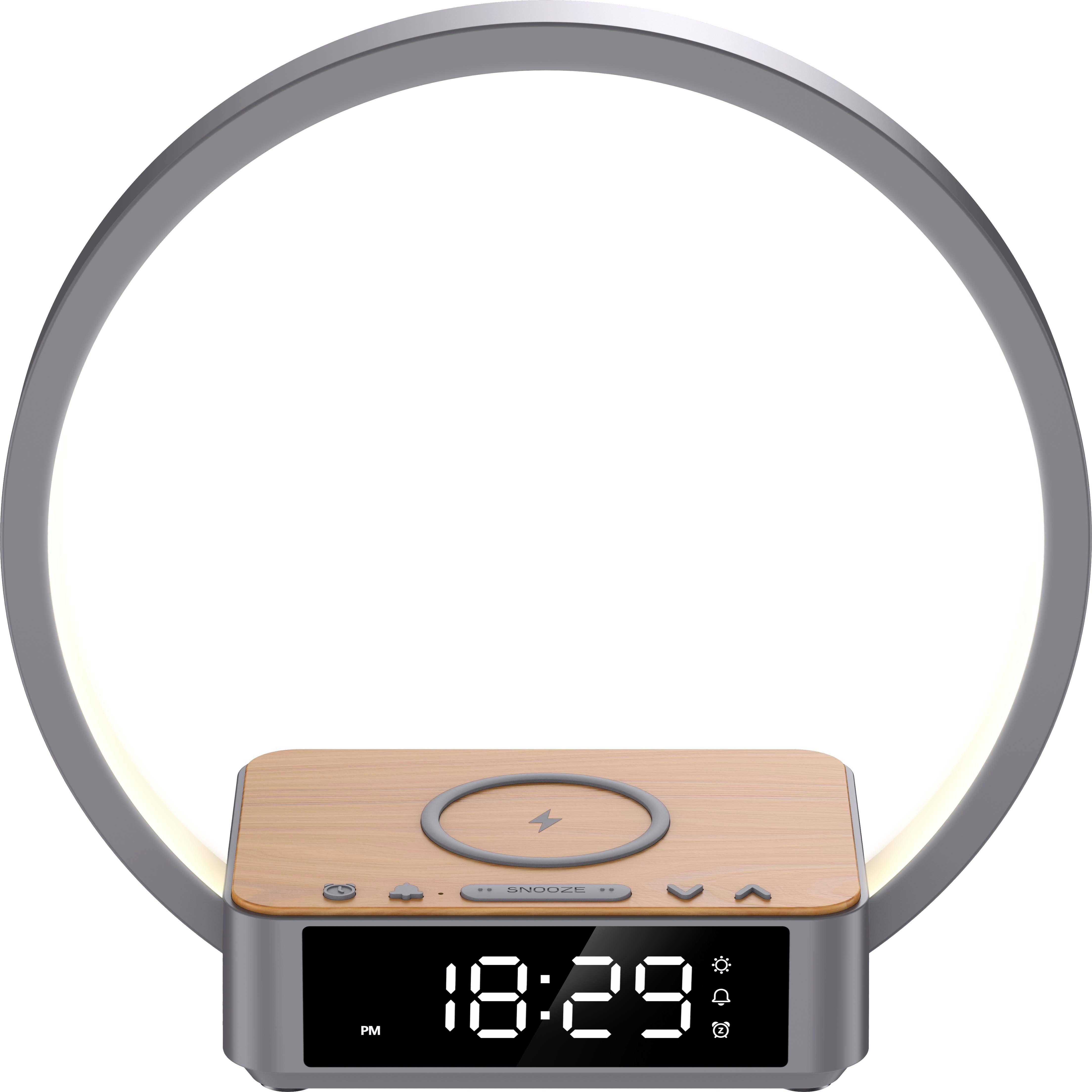 Northpoint Tageslichtwecker mit Wireless Charging LED Schlaftimer Sonnenaufgang Snooze
