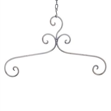DESIGN DELIGHTS Garderobenständer Kleiderbügel 6er Set "AMELIE", Metall, weiß, 41 cm, Kleiderhaken