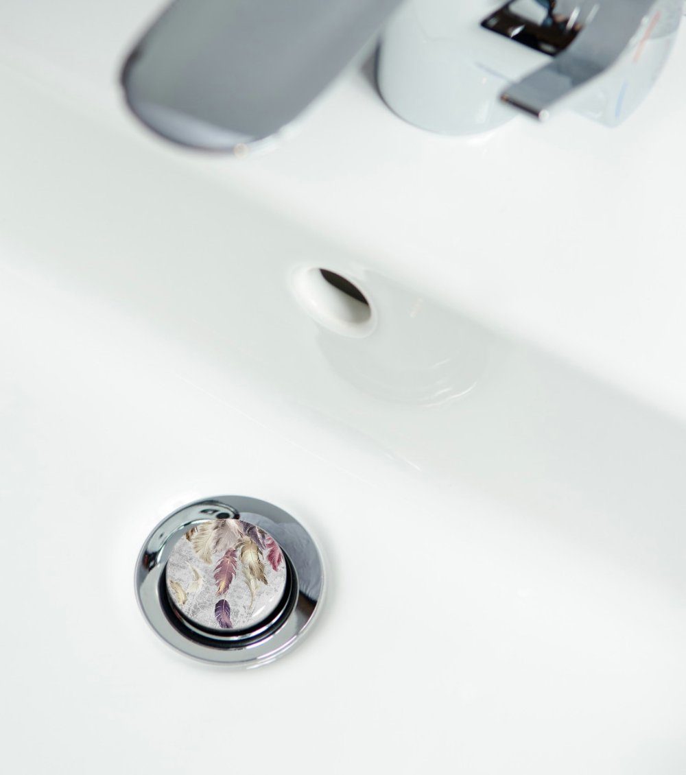 Sanilo Waschbeckenstöpsel mit Motiv, viele schöne Abflussstöpsel zur Auswahl, Ø 4 cm, hochwertig, universell, 100% wasserdicht – Bild 3 von 5
