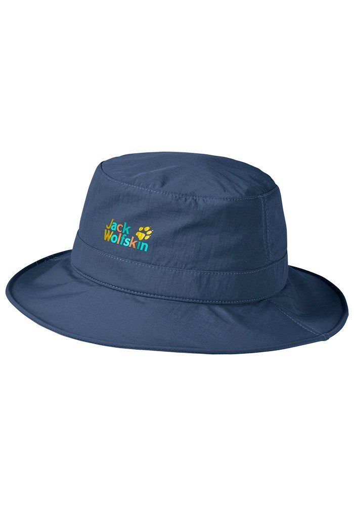 Jack Wolfskin Sonnenhut SUPPLEX HAT WINGTIP stahlblau KIDS