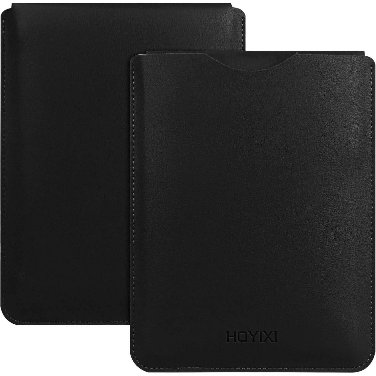E-Reader-Hülle E-Reader Schutzhülle Leder 6,8 Zoll Schwarz Flip-In