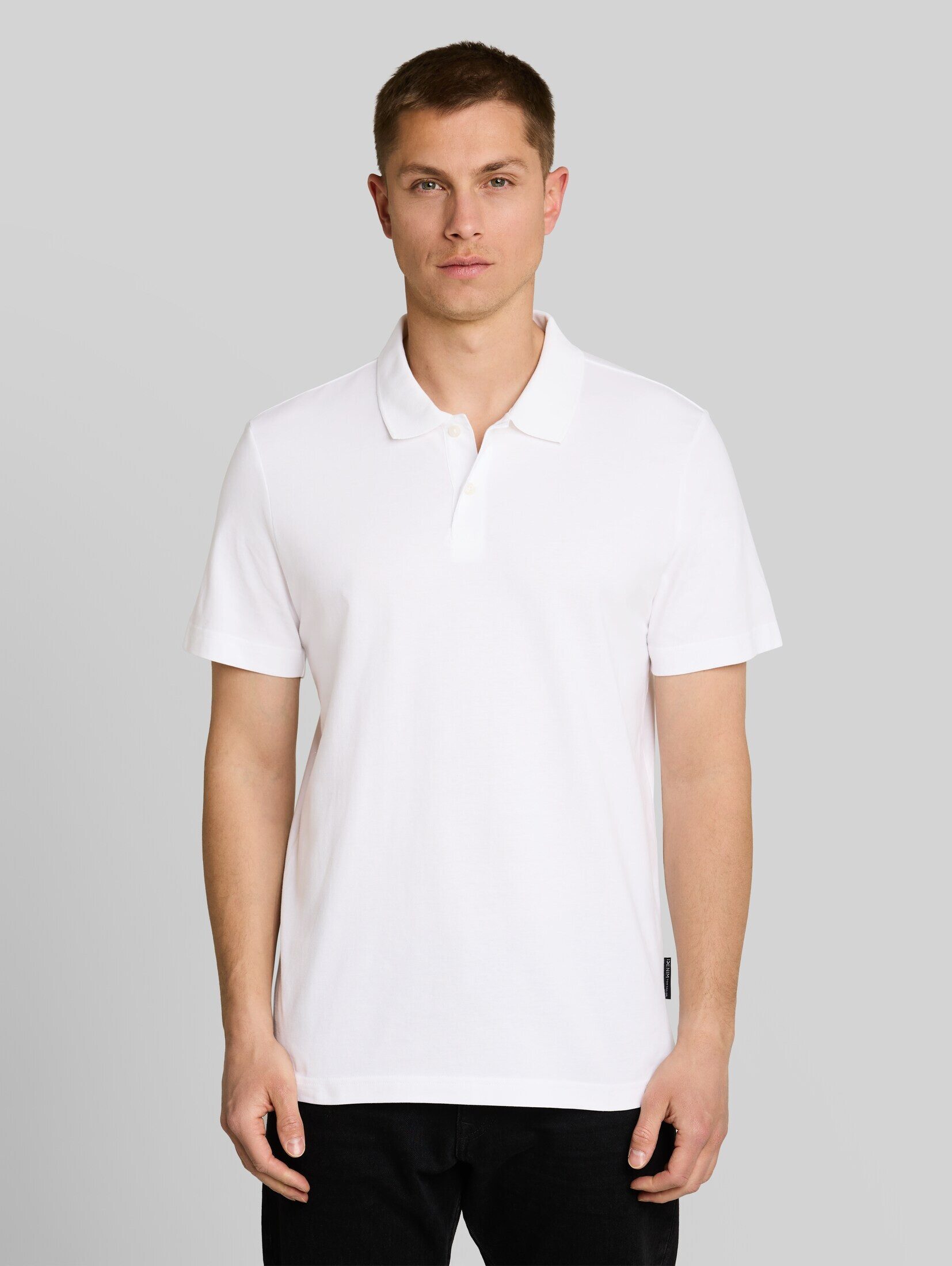 TOM TAILOR Denim Poloshirt Poloshirts Jersey Poloshirt aus Baumwolle