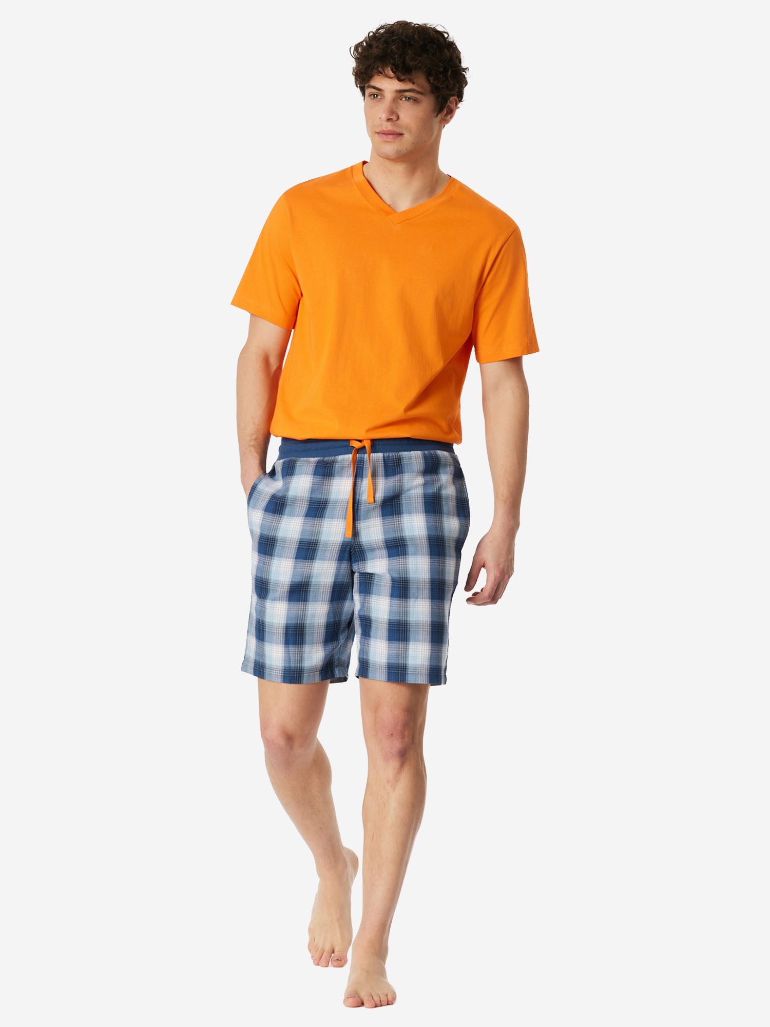 Schiesser Pyjamahose Mix Relax Schlafhose, Nacht Hose, Loungehose