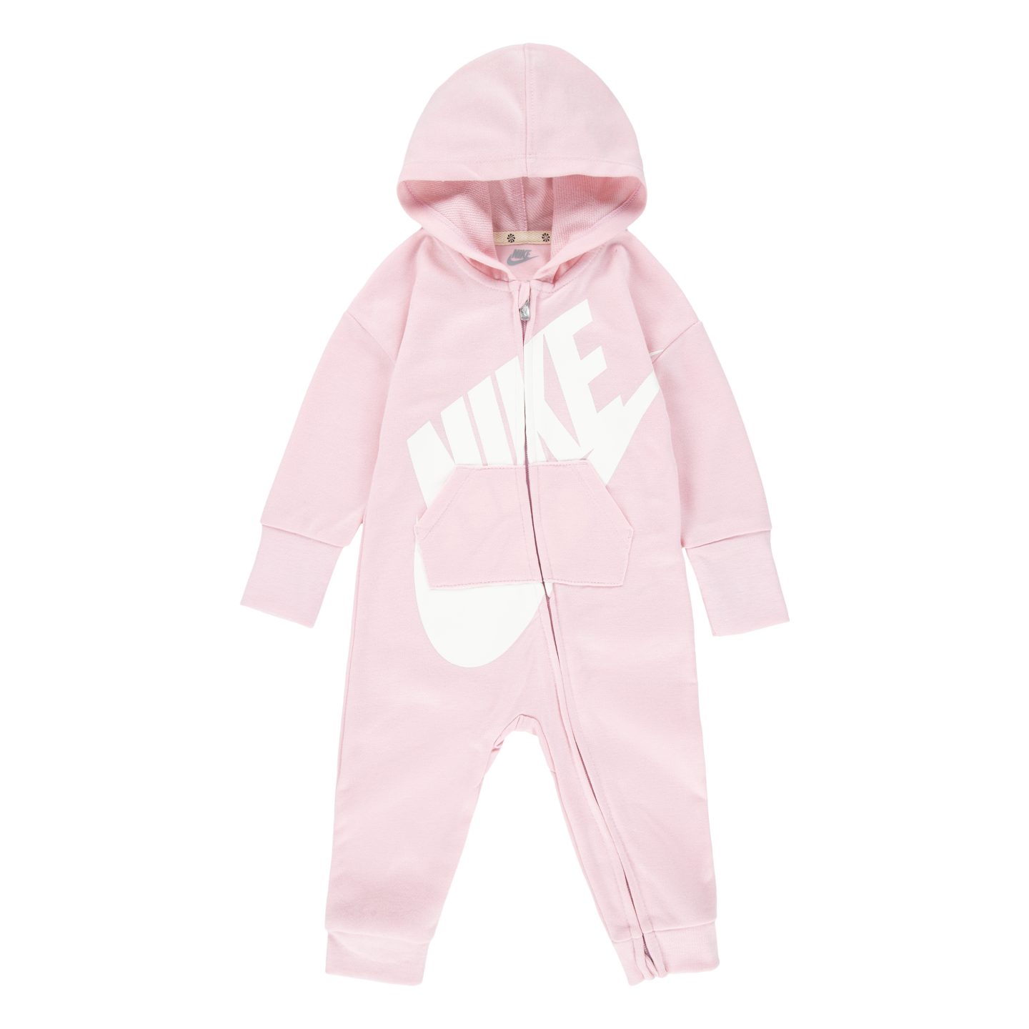 Nike Sportswear Strampler NKN SUSTAINABLE COVERALL (1-tlg) für Babys, mit Kapuze, mit Kängurutasche, mit Logodruck