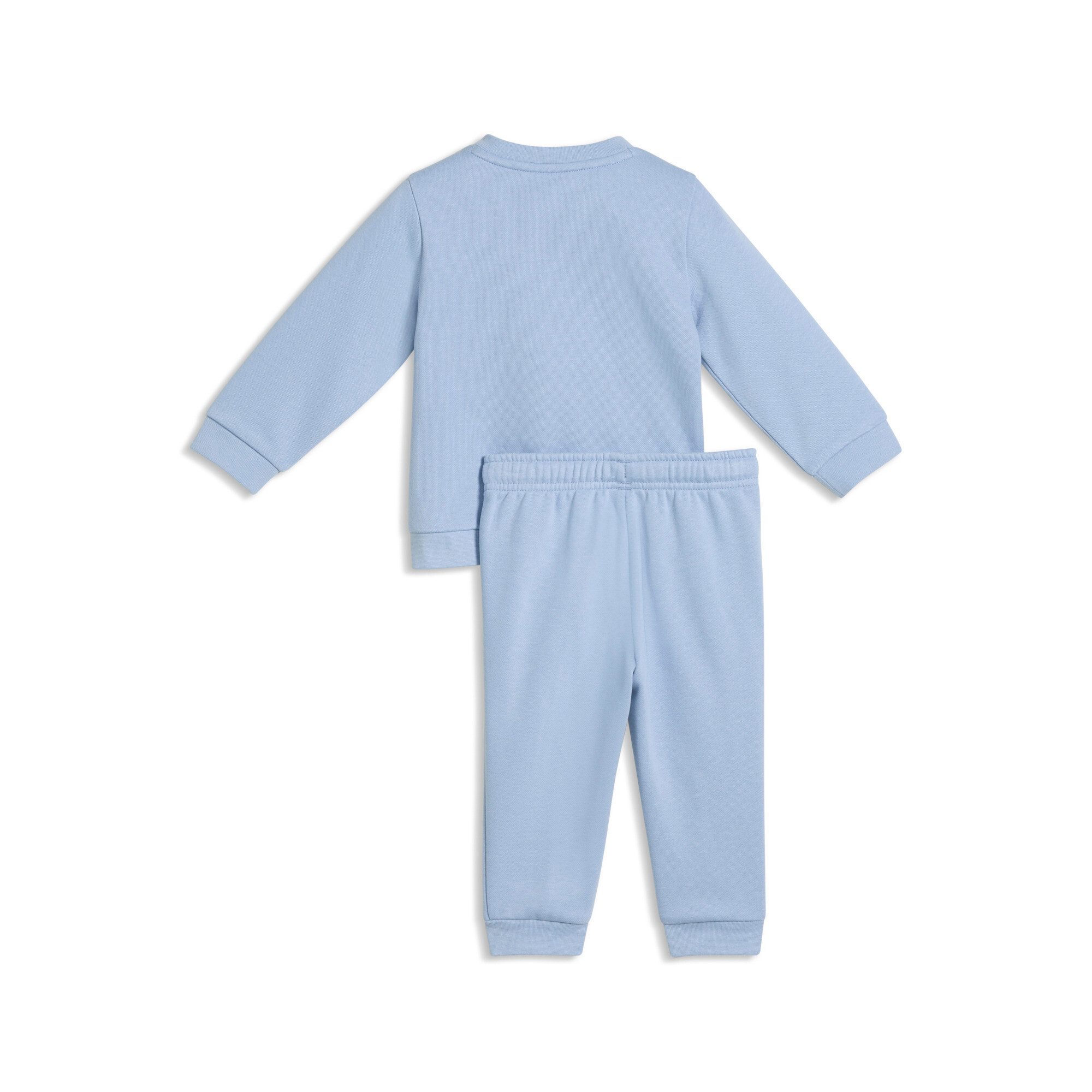PUMA Trainingsanzug MINICATS ESS CREW SET FL INF (2-tlg), aus kuscheligem Fleecestoff
