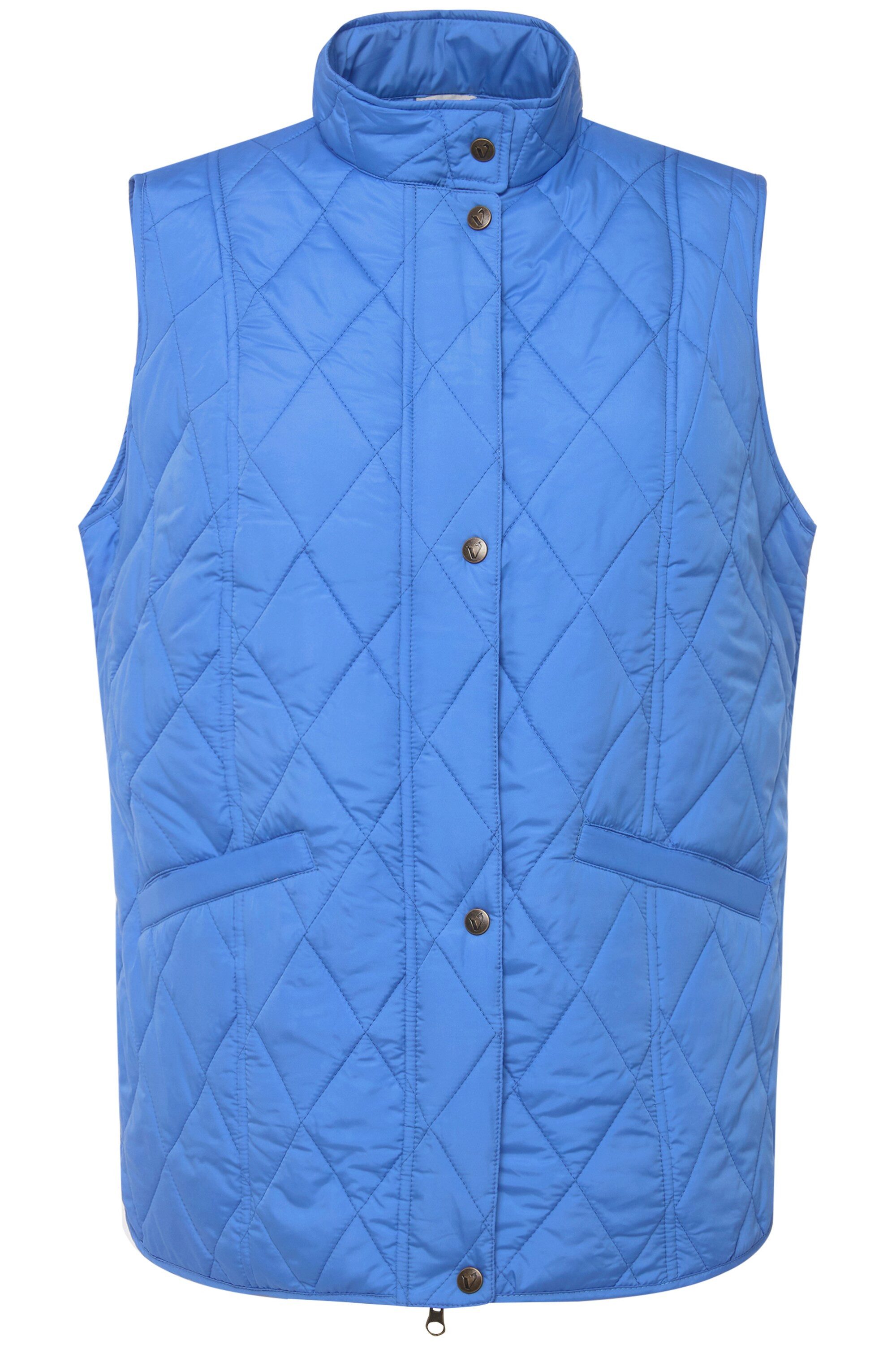 Ulla Popken Steppweste Steppweste Slim Stehkragen günstig online kaufen