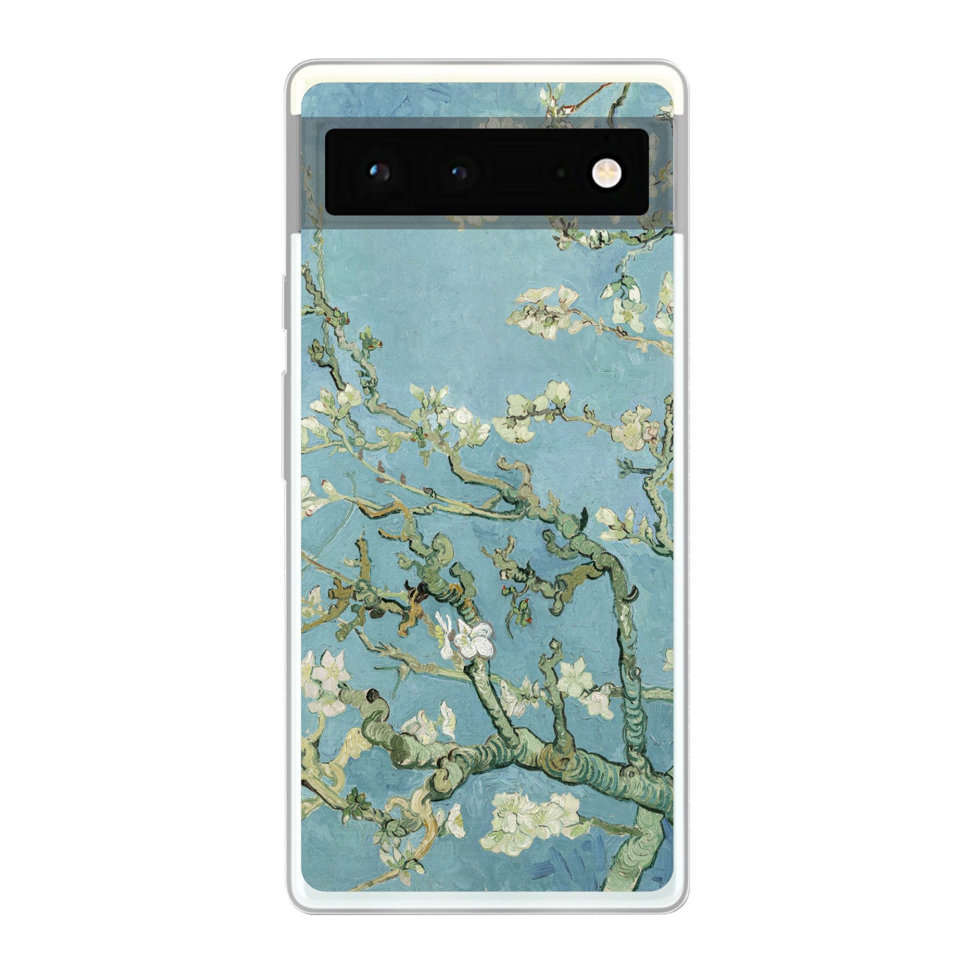 MuchoWow Handyhülle für Google Pixel 6 Mandelblüte - Van Gogh - Kunst, Handy Case, Silikon, Bumper Case Dünn