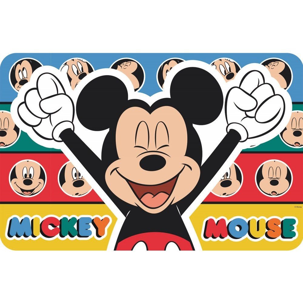 Tinisu Tischdecke Mickey Mouse Platzdeckchen Tischunterlage 43cm x 28cm