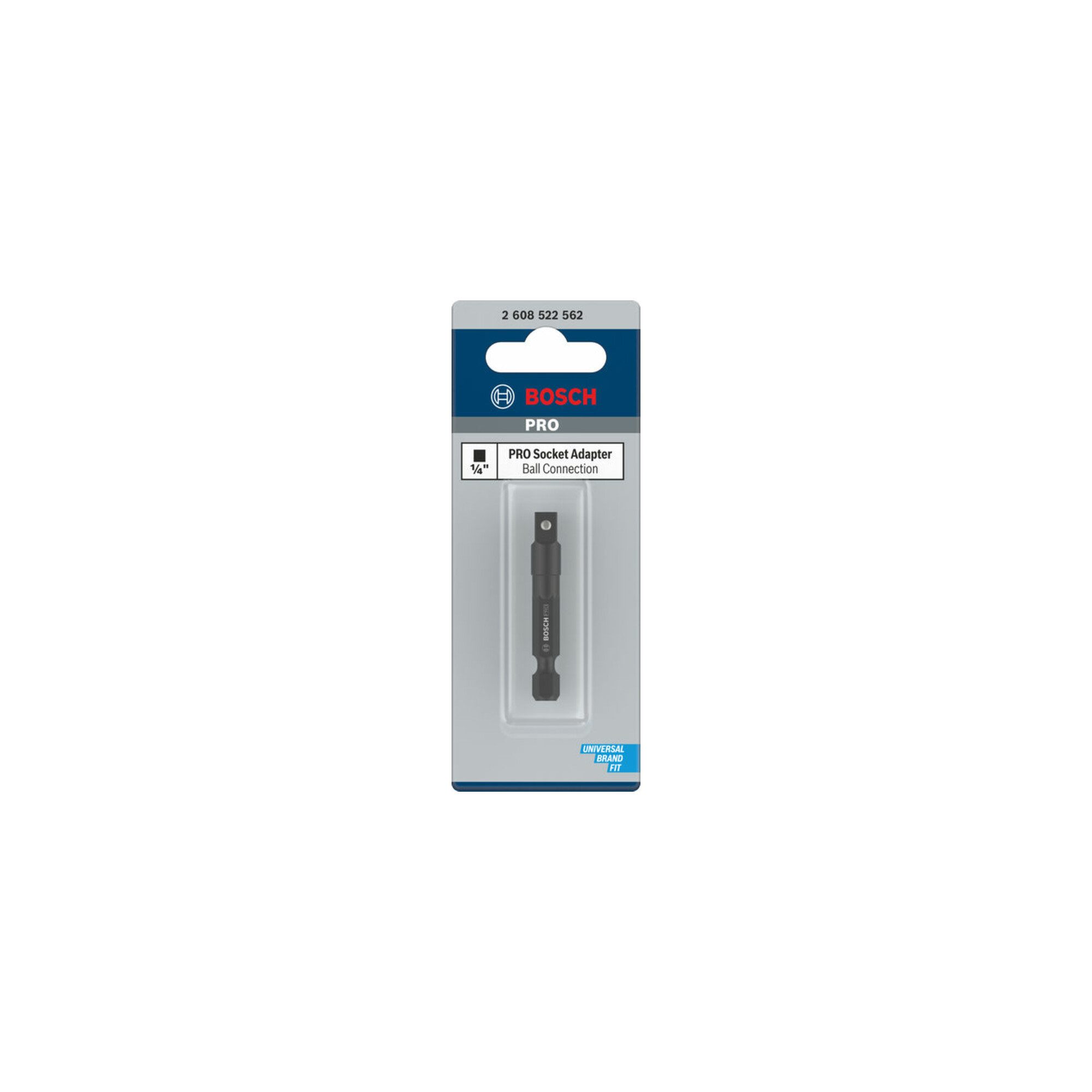 Bosch Professional Verlängerung Bosch PRO Socket Adapter mit Kugelverbindung, 1/4", 50 mm