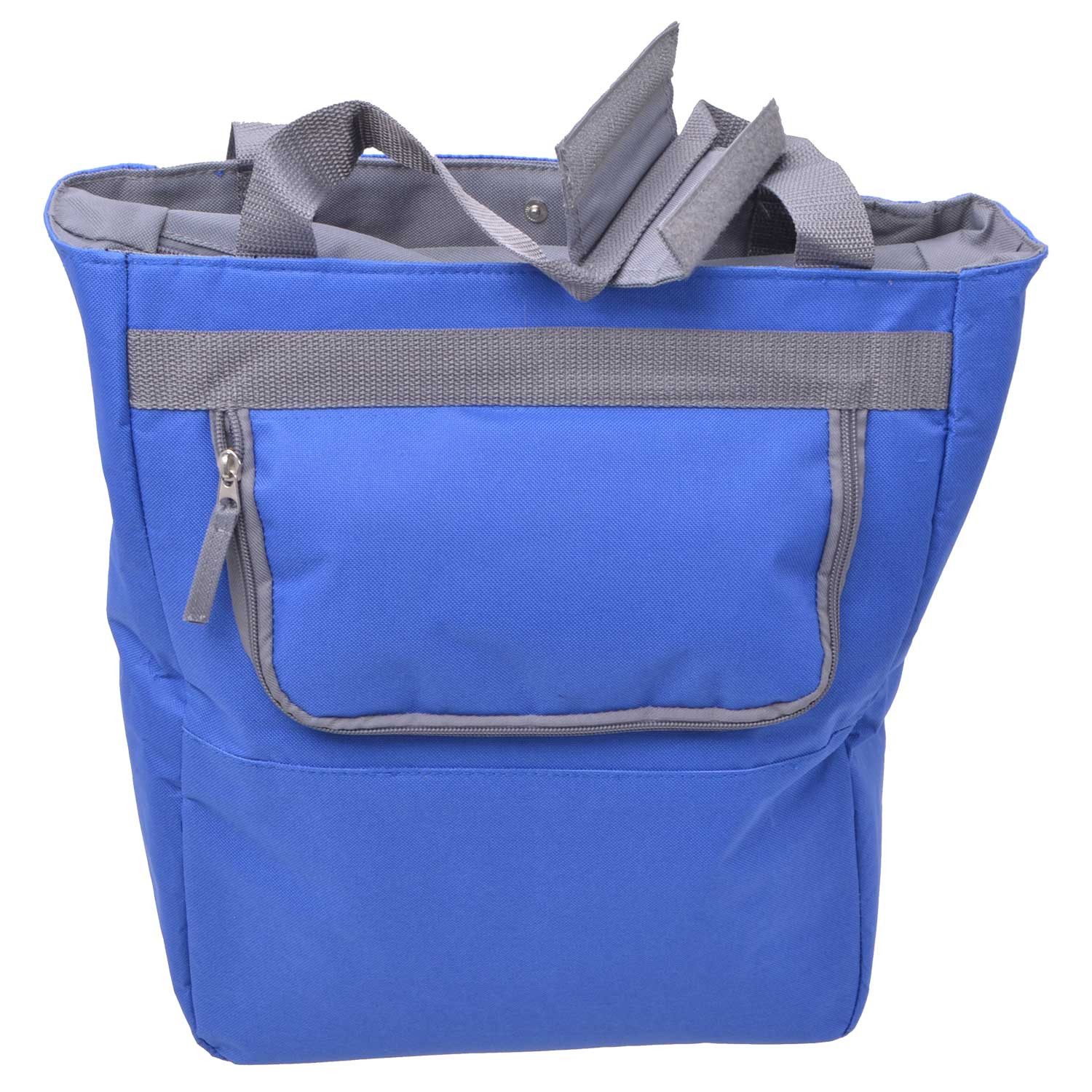 Diedrich Filmer GmbH Gepäckträgertasche Kühltasche isoliert 20L Fahrradtasche Blau (Set, Kühltasche mit Halterung), Tasche Gepäckträgertasche für Fahrrad Gepäckträger Bike E-Bike eBike