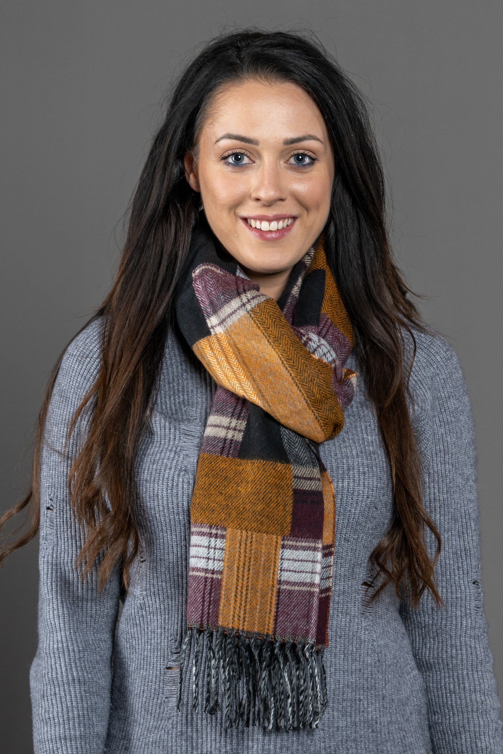 COLLEZIONE ALESSANDRO Modeschal Claire, (1-St), in tollen Farbkombinationen