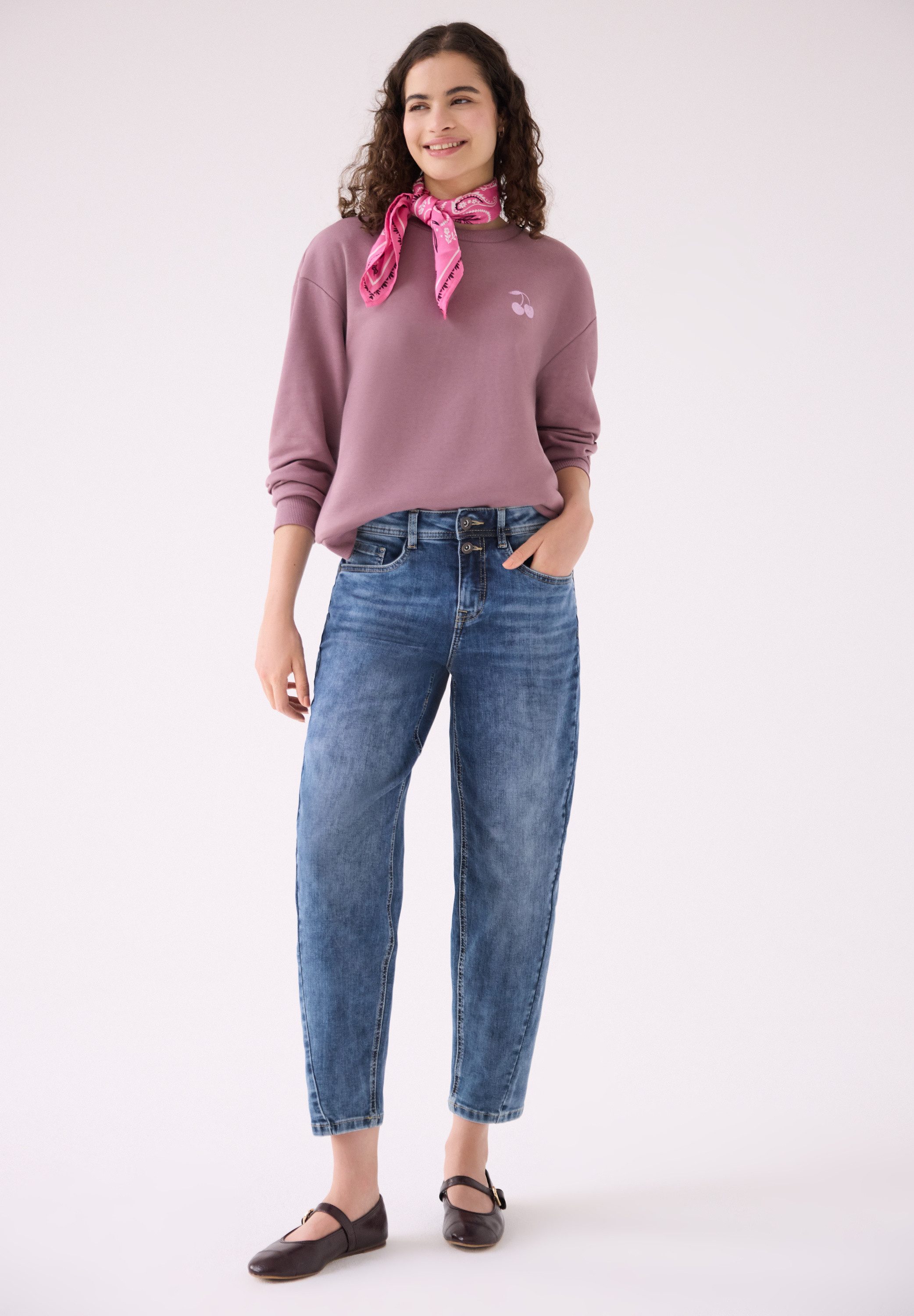 STREET ONE STUDIO Loose-fit-Jeans High Waist – Bild 4 von 5