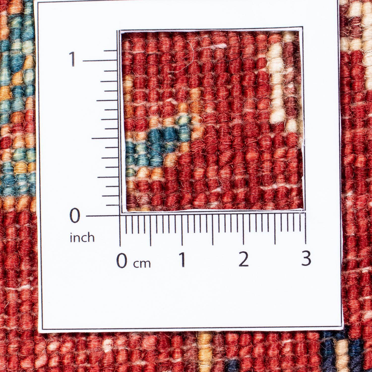 Orientteppich Ziegler - 297 x Höhe: mm, cm Einzelstück Handgeknüpft, - 80 morgenland, Zertifikat dunkelrot, rechteckig, 6 mit Wohnzimmer