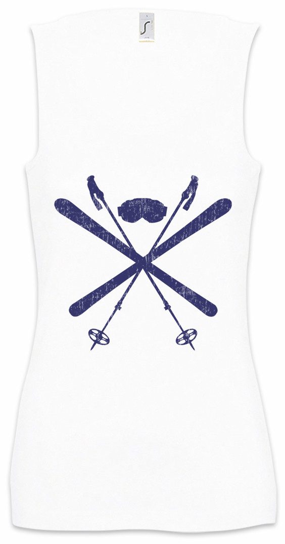 Tanktop Ski Tools Ärmelloses Damen T-Shirt Winter Sports Passion Love
